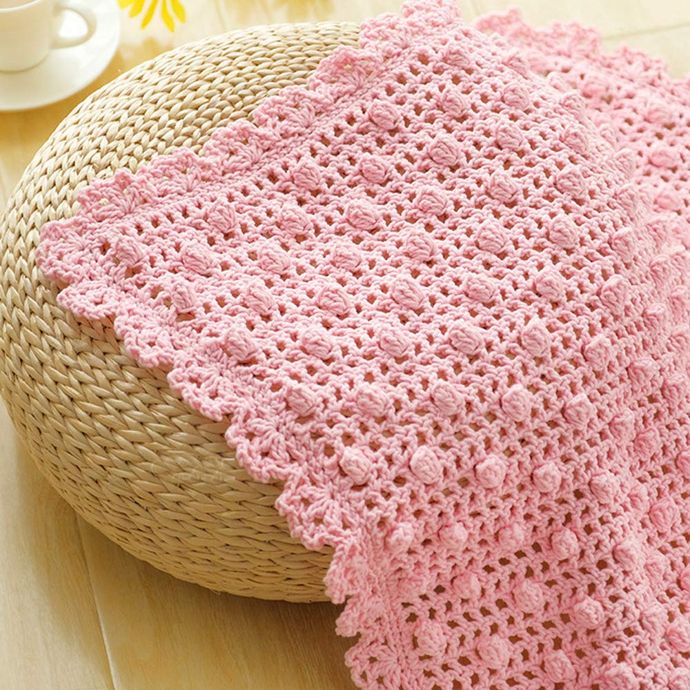 Premium Soft Cotton Wool Yarn for Knitting & Crochet - 1kg/2.2lb Skin Cyan DIY Craft Yarn - Perfect for Sweaters, Scarves, Hats & Home Decor Projects