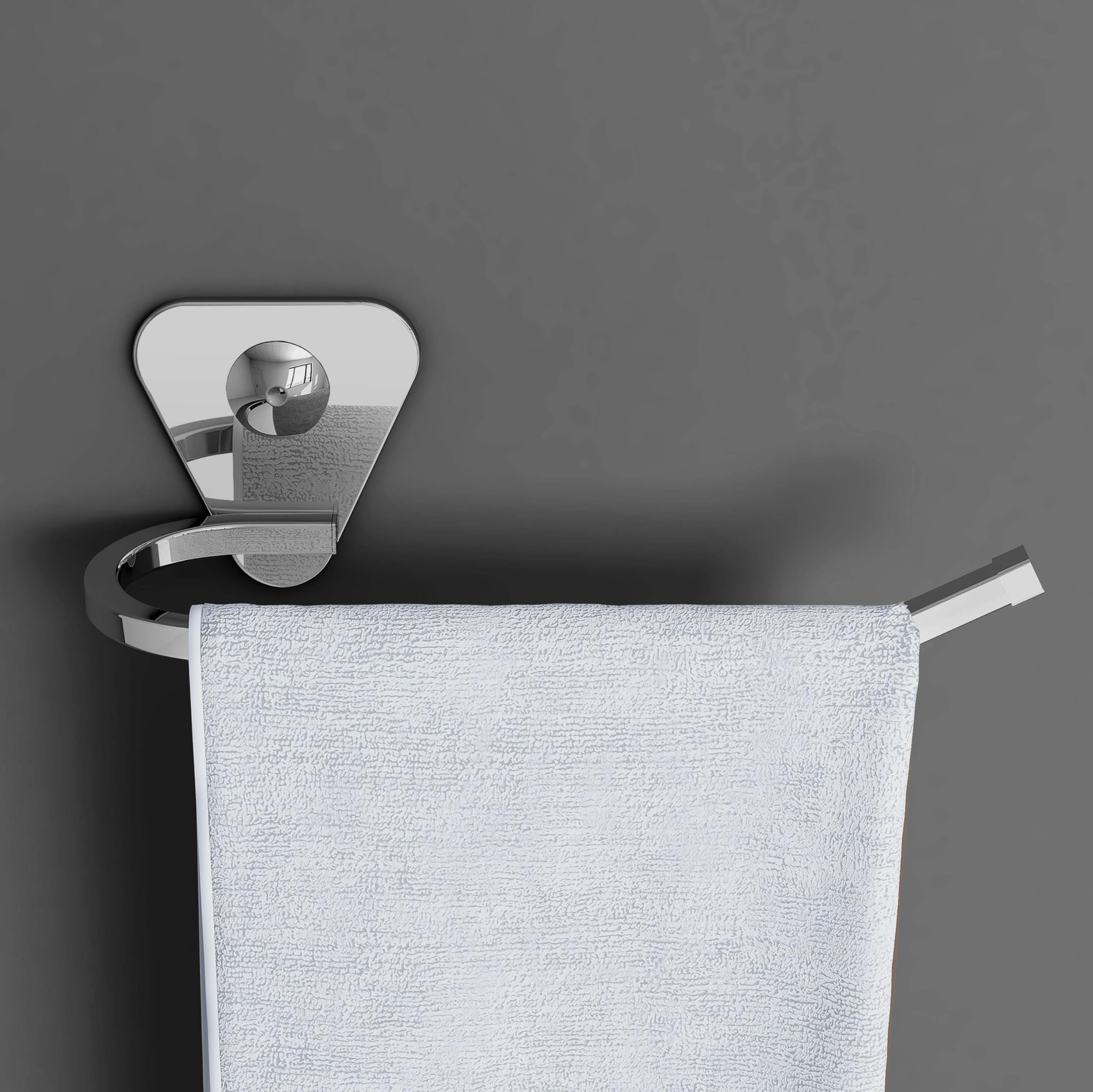 Stainless Steel Robe Hook - Heavy Duty Wall Hooks for Clothes, Towels & Robes - Bathroom & Bedroom Organizer - Chrome Door Hanger for Living Room & Entryway - Pack of 1 (Perfect for Small Spaces & Home Decor)