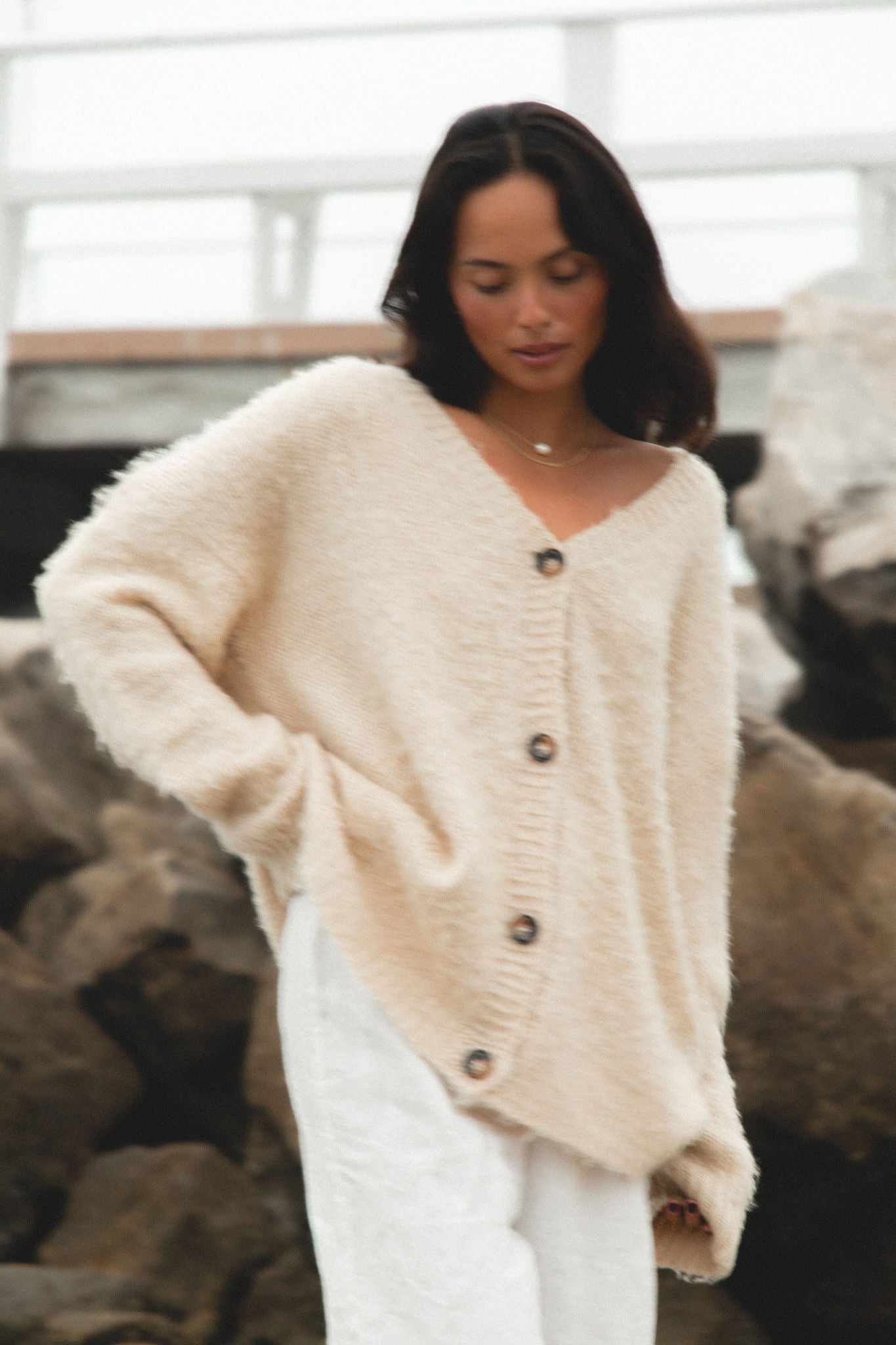 Amelia Button Down Cardigan for Women - Soft & Stylish Open Front Sweater | Perfect for Office, Casual Outfits & Layering