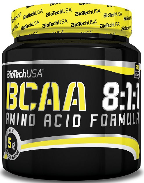 BioTechUSA BCAA 8:1:1 Unflavored Powder - 300g Branched Chain Amino Acids Supplement for Muscle Recovery & Workout Performance | Ideal for Athletes, Bodybuilders & Fitness Enthusiasts