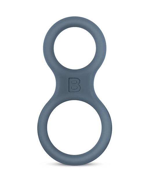 Boners Classic Cock & Ball Ring - Black Steel Chastity Device for Men | BDSM, Fetish & Adult Play Accessories | Perfect for Couples & Solo Exploration