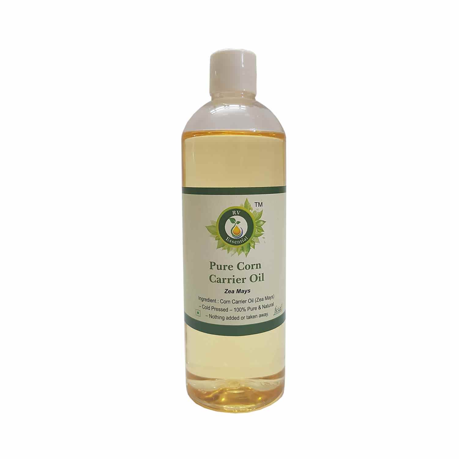 100% Pure & Natural Cold Pressed Corn Carrier Oil (Pack of 2 x 100ml) - Zea Mays for Aromatherapy, Massage & Skin Care | Essential Oil for DIY Beauty & Relaxation