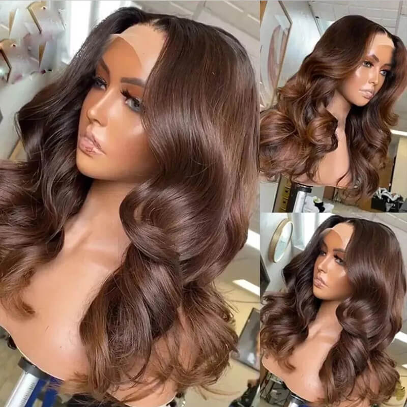 26inch Pre-Colored 13x6 Lace Frontal Wig - Body Wave/Straight Human Hair Wig for Black Women | Natural Look & Comfort | Perfect for Daily Wear, Parties & Special Occasions