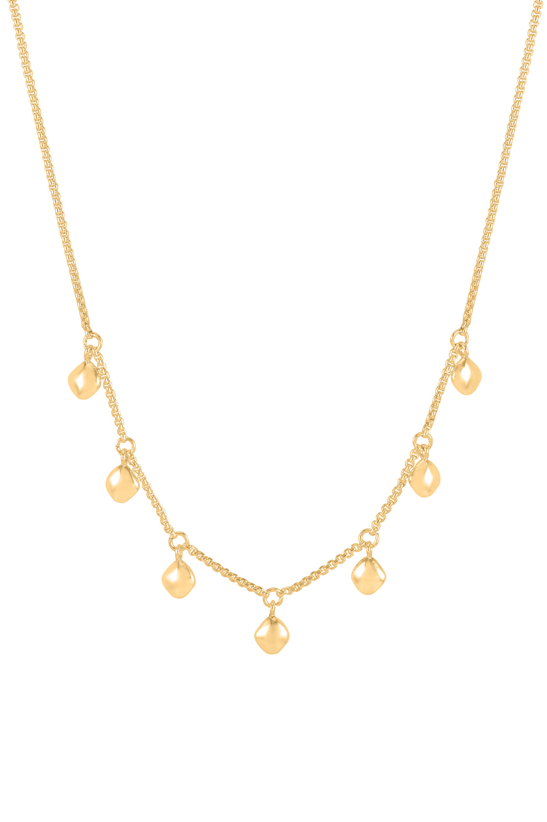 Stylish Multi Pebble Necklace for Women - Elegant Beaded Jewelry for Casual & Formal Wear - Perfect for Parties, Dates & Everyday Accessories