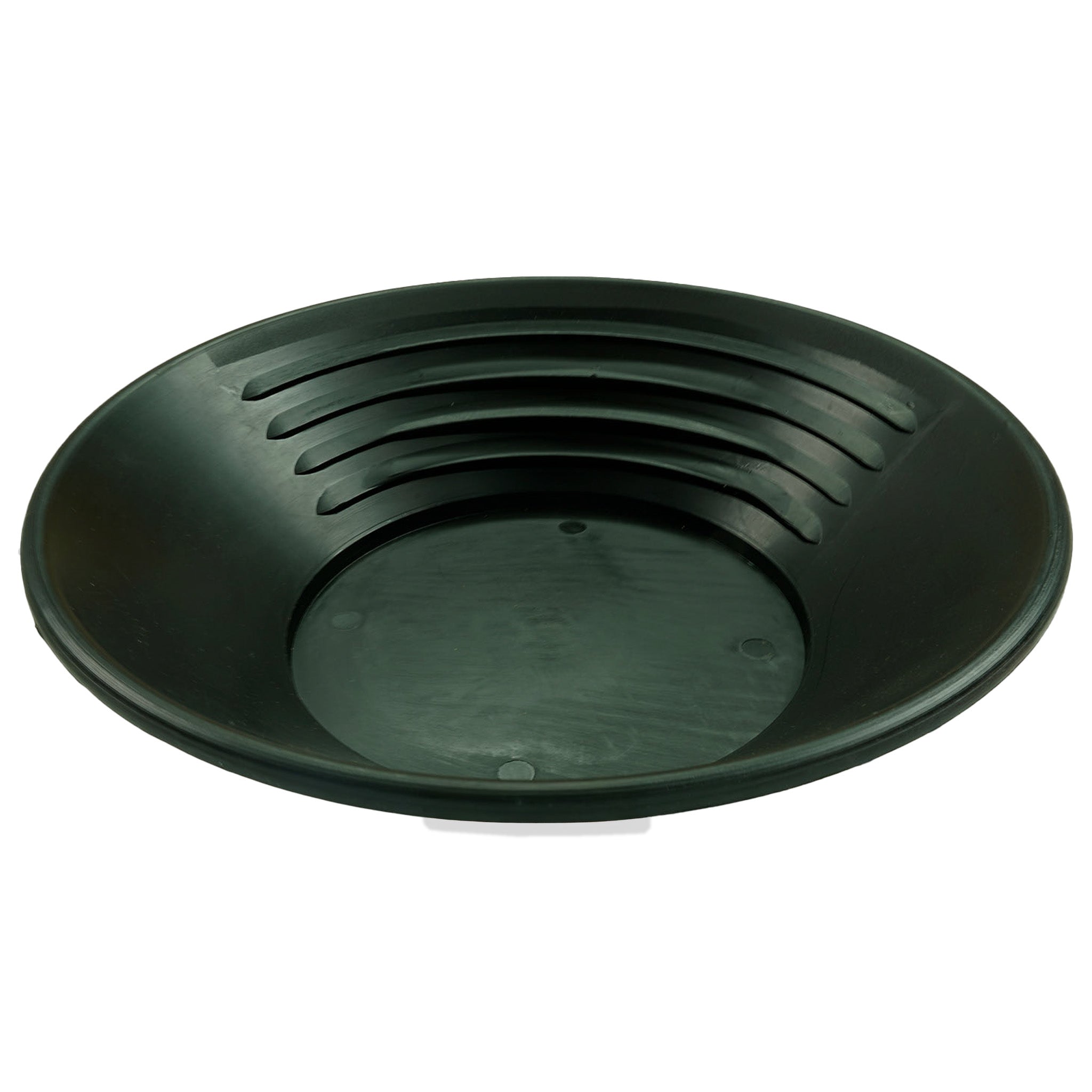 TerraX 14-Inch Plastic Gold Pan with Dual Ridges for Prospecting - Made in USA - Perfect for Gold Mining, Outdoor Adventures & Treasure Hunting