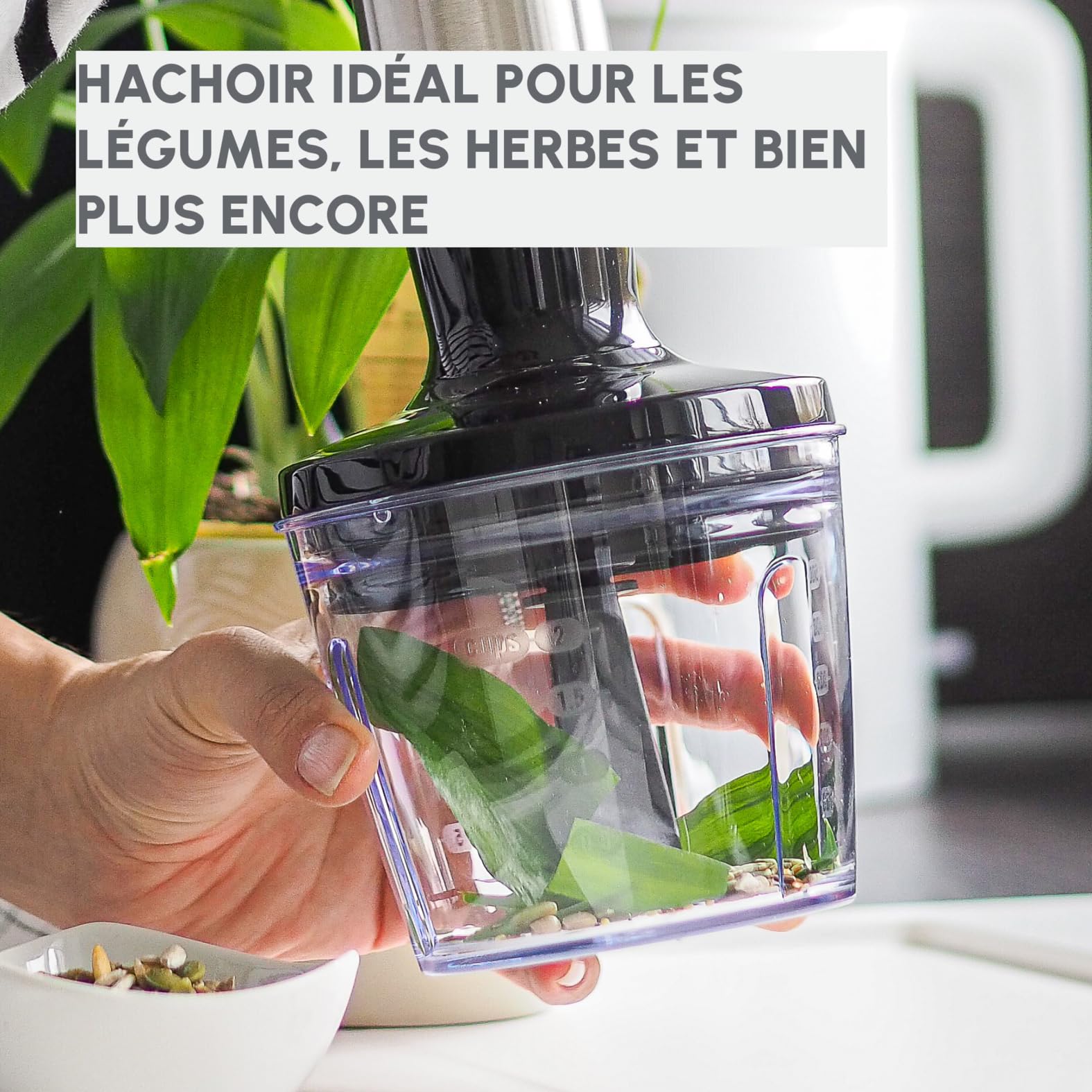 Moulinex Infinyforce Pro DD95JD10 1200W High-Performance Blender with Ergonomic Speed Control, Dishwasher-Safe Removable Parts - Perfect for Smoothies, Soups & Nut Butters
