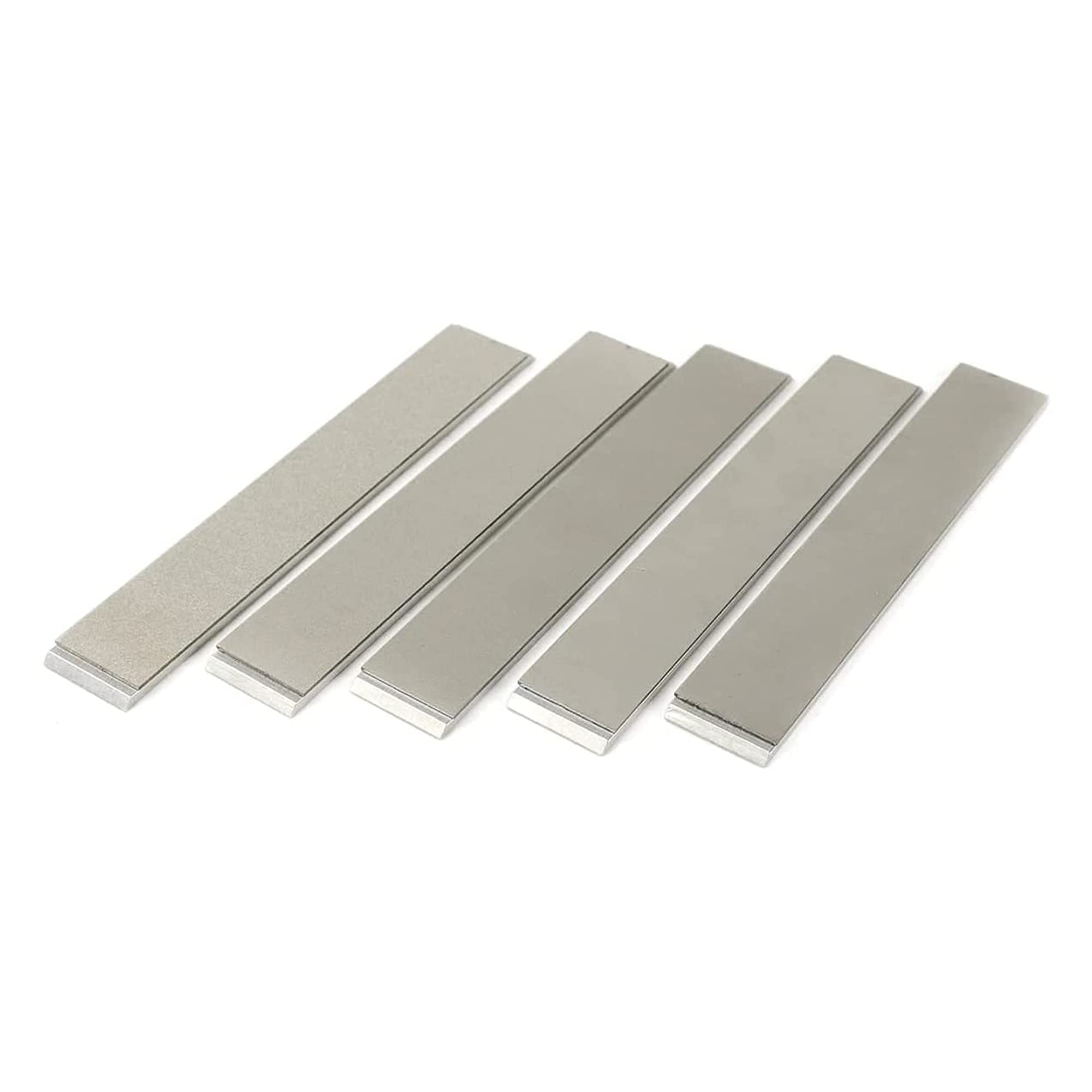 TSPROF 5-Piece Diamond Sharpening Stone Set - Professional Rectangular Whetstones for Knives, Blades & Tools | Ideal for Beginners & Experts | Perfect for Kitchen, Camping & Outdoor Use