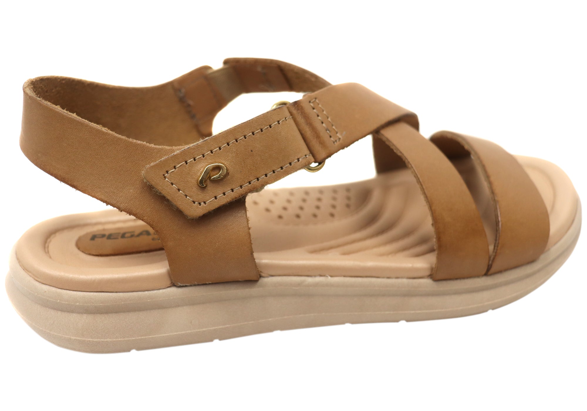 Pegada Mavada Women's Comfortable Leather Sandals - Handmade in Brazil - Perfect for Summer, Beach & Casual Outings