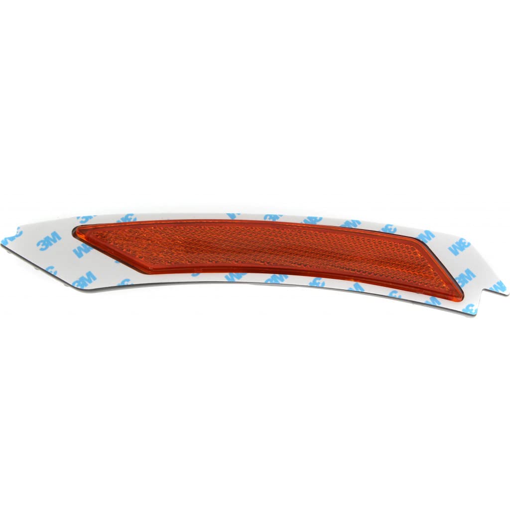 BMW 3-Series 2006-2012 Front Bumper Reflector - Driver Side Replacement for Sedan & Wagon | CAPA Certified | Fits Part Numbers BM1084102, BM1084102C, 191275353851, 63147205397 | Easy Installation & Enhanced Night Visibility for Safe Driving