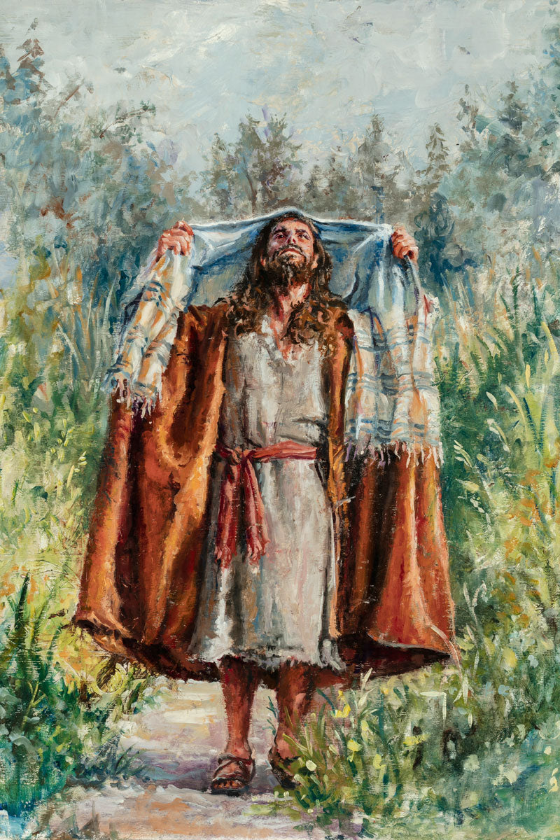 Jesus in the Wilderness - Religious Wall Art for Home & Church Decor - Inspirational Christian Gift for Prayer & Meditation Spaces