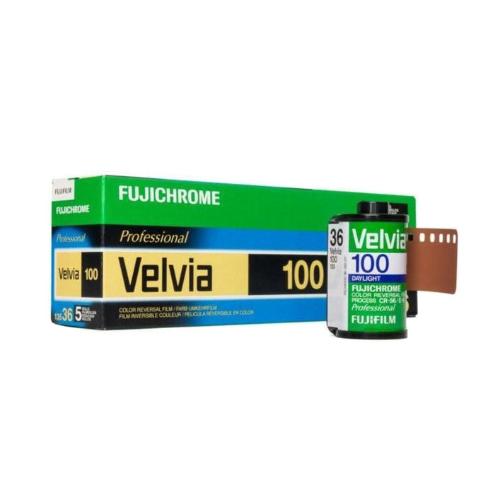 Fuji Velvia 100 RVP 35mm Color Slide Film - 36 Exposures (Dated 2017) - Single Roll for Landscape & Nature Photography