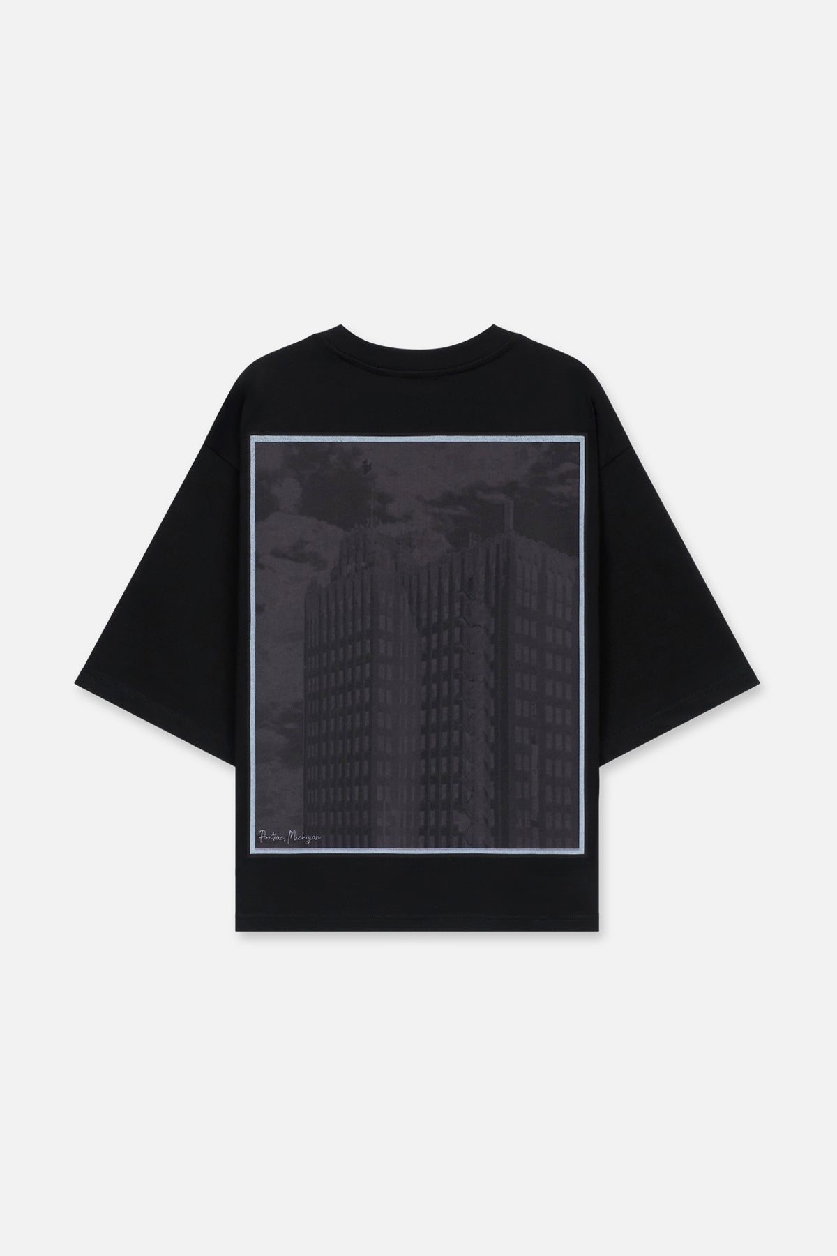 Austin Short Sleeve T-Shirt - Black Portrait Graphic Tee for Men | Casual Everyday Wear & Street Style Outfits