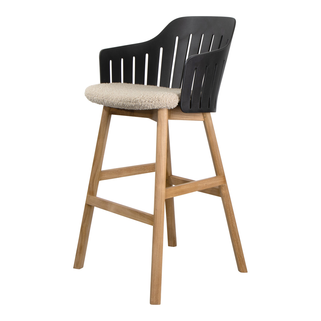 Stylish Wooden Bar Stool with Comfortable Seat Cushion - Perfect for Kitchen Islands, Breakfast Nooks & Home Bars