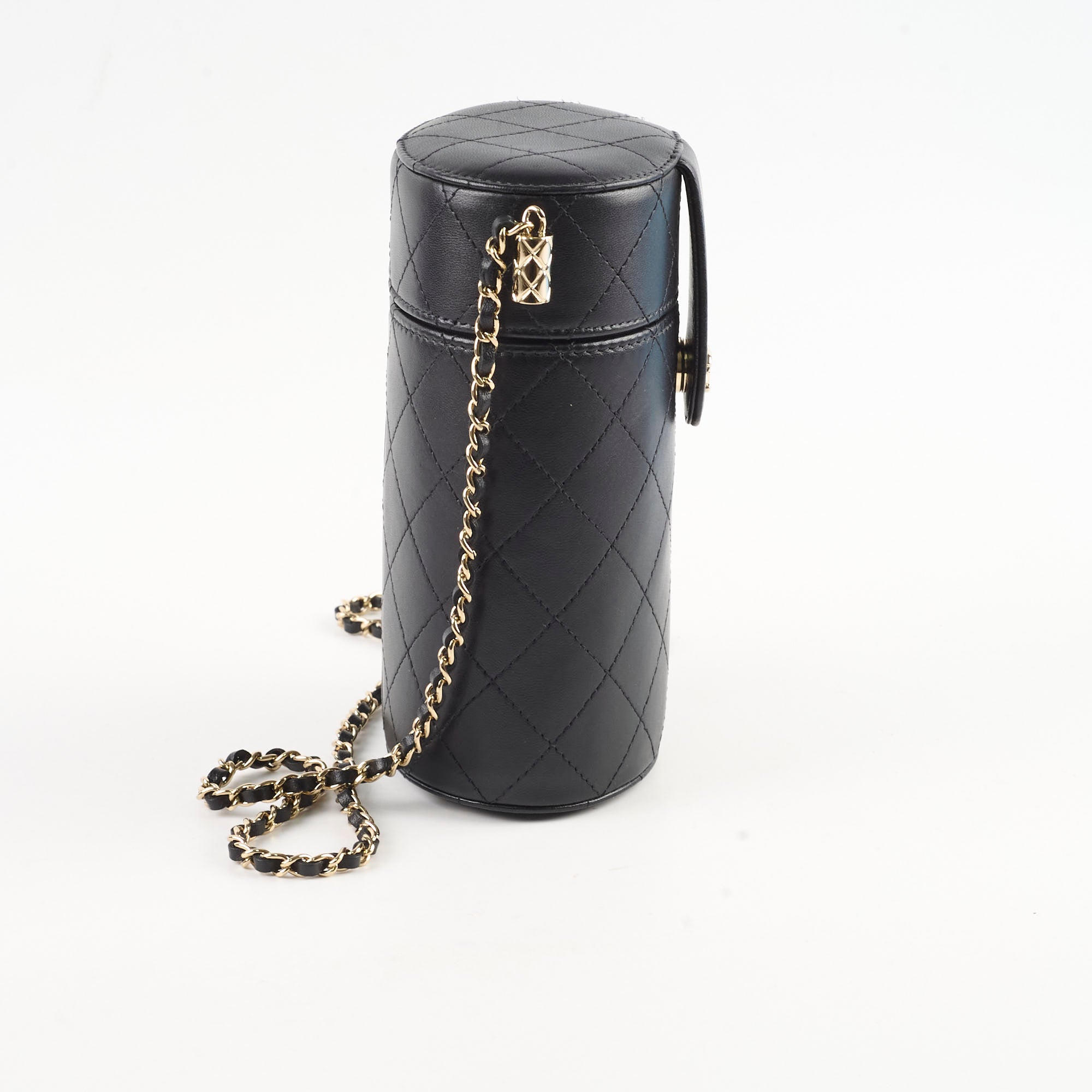 Chanel Round Vanity Case with Mirror 31 Series - Luxury Cosmetic Bag for Women | Perfect for Travel, Makeup Storage & Gift Giving