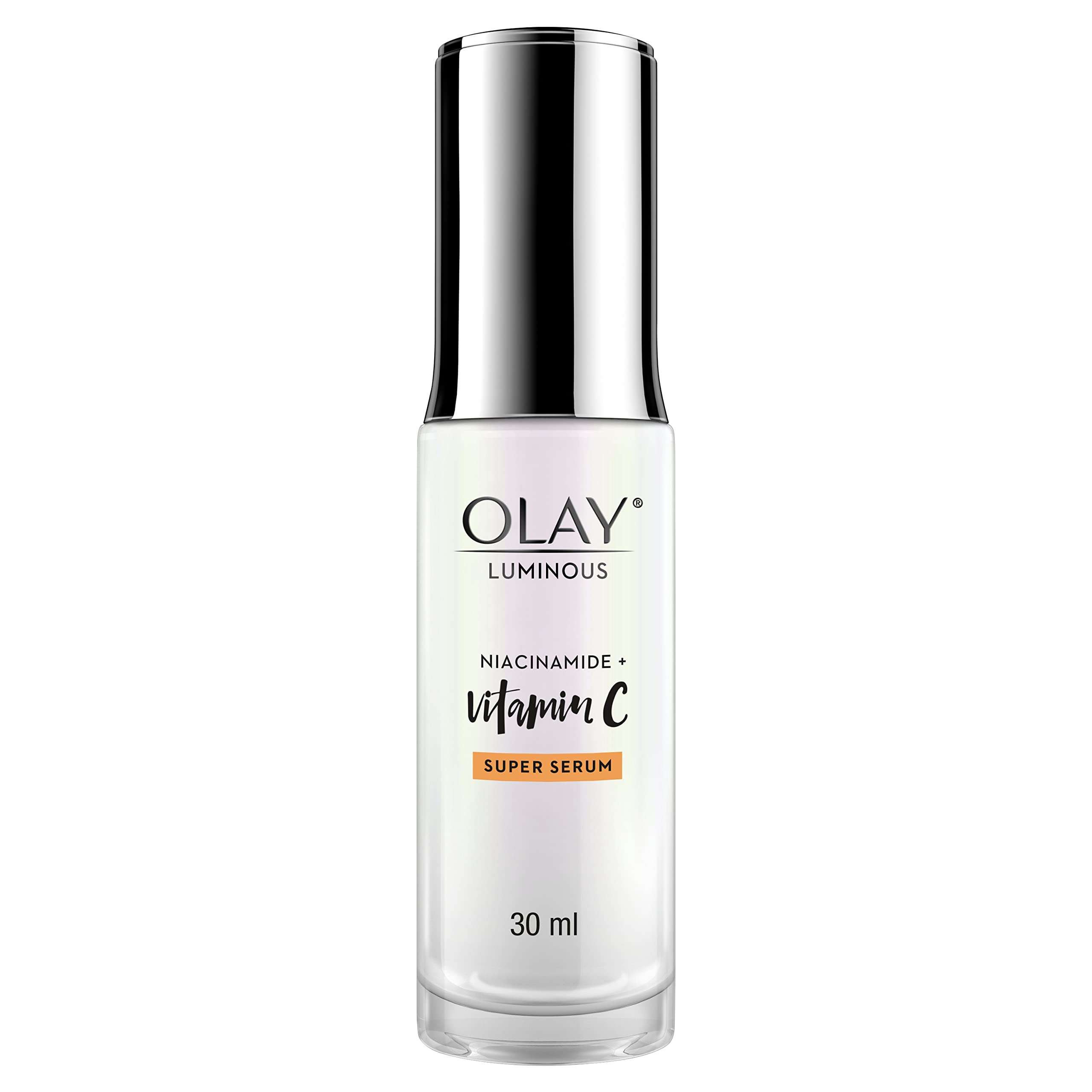 Olay Luminous Niacinamide + Super Serum 30ml - Brightening Face Serum with Vitamin B3 for Glowing Skin | Day & Night Moisturizer for Dark Spots & Uneven Tone | Perfect for Daily Skincare Routine