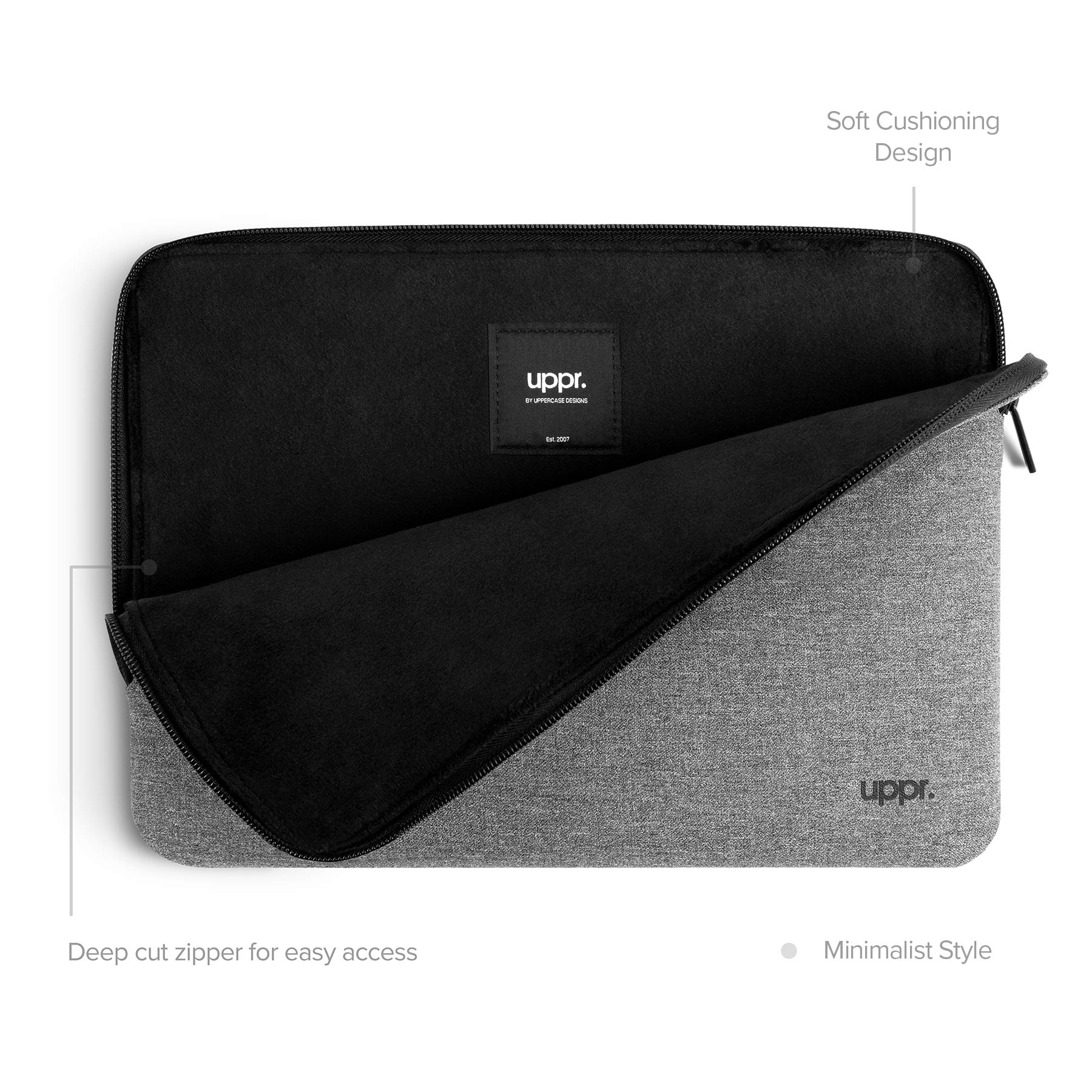 Slim Zipper Pouch Sleeve for MacBook Pro 15 inch & 15