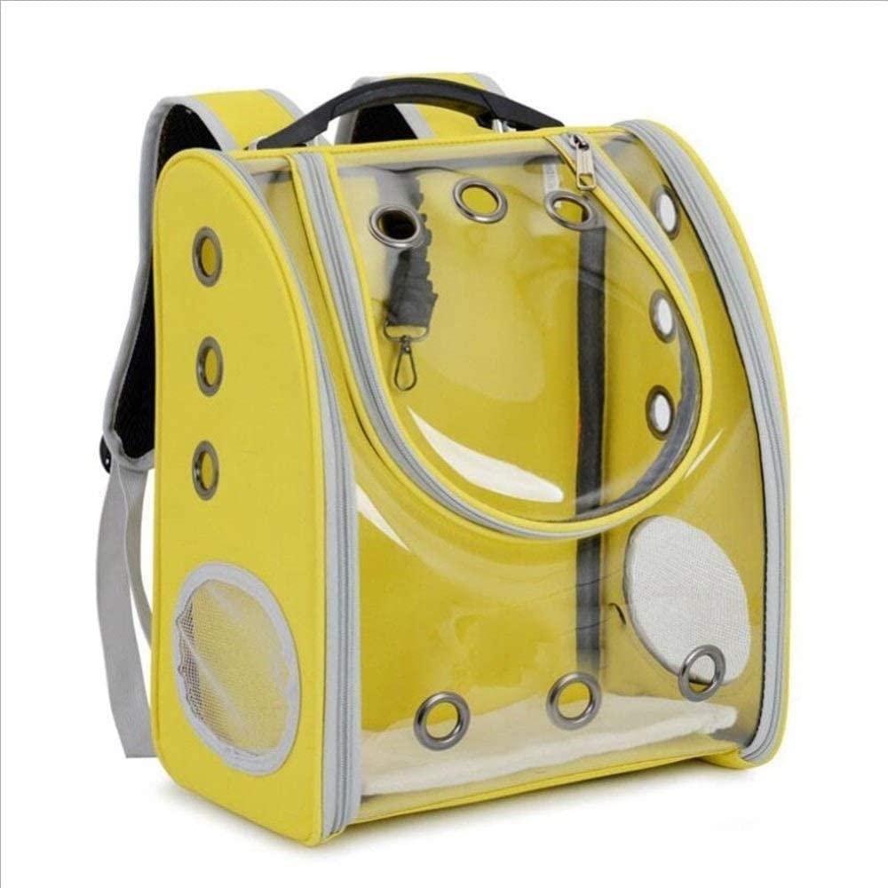 AGHH Transparent Pet Carrier Backpack - Breathable Space Capsule Design for Small & Medium Dogs, Cats, Puppies & Kittens | Ideal for Travel, Hiking, Vet Visits & Outdoor Adventures