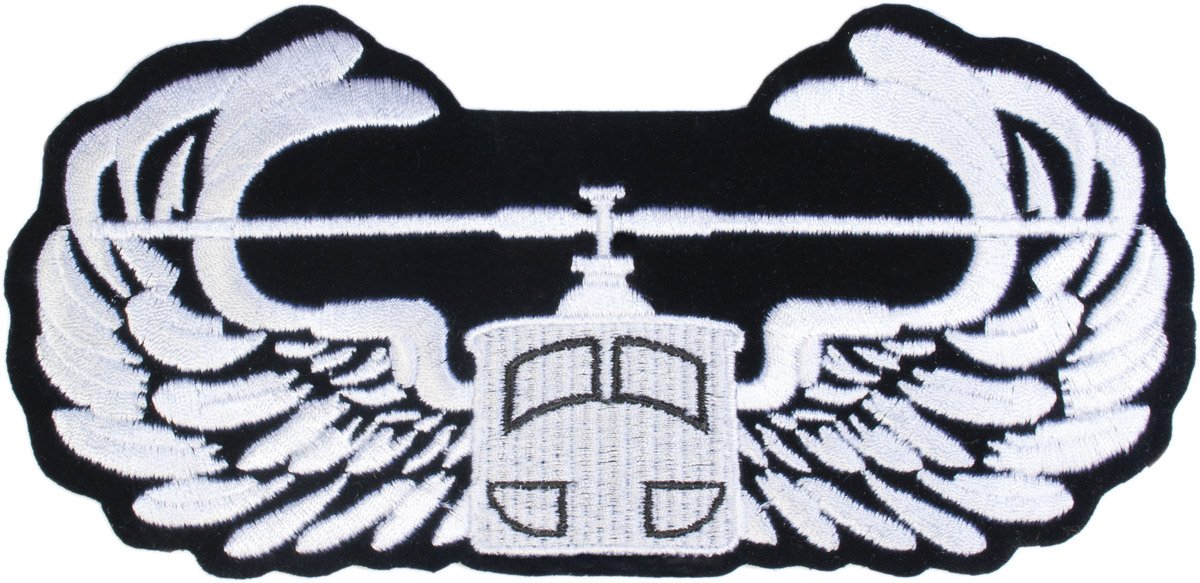 Large Air Assault Badge Patch - Military Velcro Morale Patch for Tactical Vests & Backpacks - Perfect for Army Enthusiasts & Airborne Troops