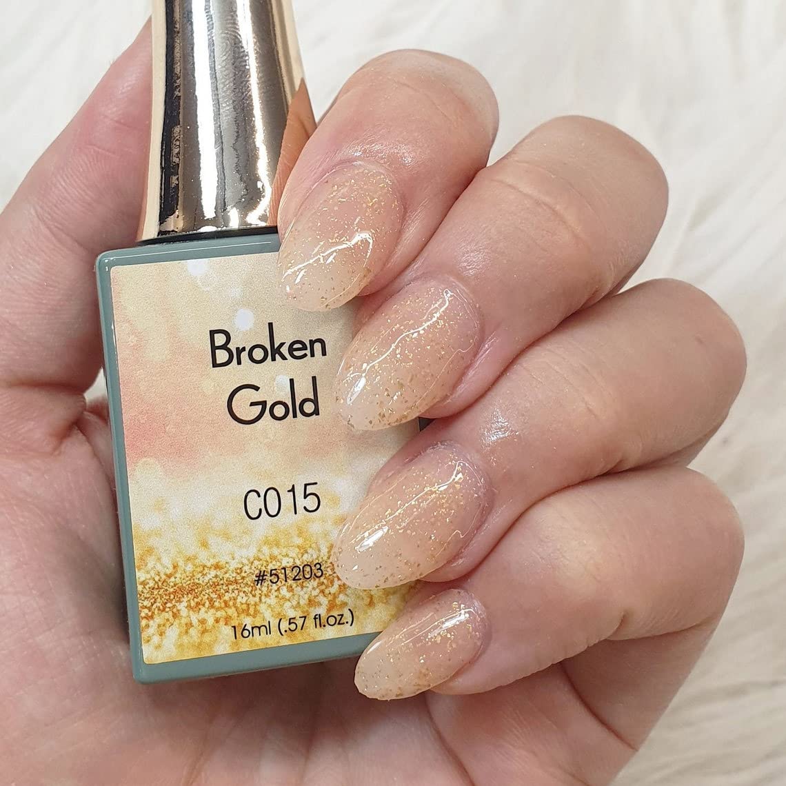 BELLE GAGA™ CANNI Gel Nail Polish Set - 16ml Soak Off LED UV Nail Polish for Manicure, Salon & DIY Home Nail Art (Color C015) - Perfect for Parties, Weddings, Holidays & Everyday Wear