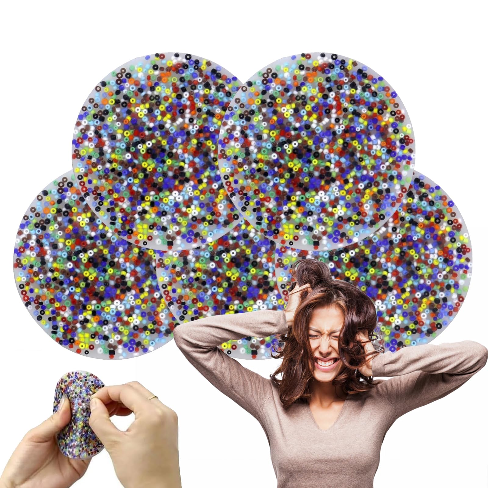 Skin Picking Fidget Toys for Anxiety Relief - Sensory Pick Pads for Trichotillomania & Dermatillomania - Portable Stress Relief Gadgets for Adults & Kids - Perfect for Office, Travel & Home Use