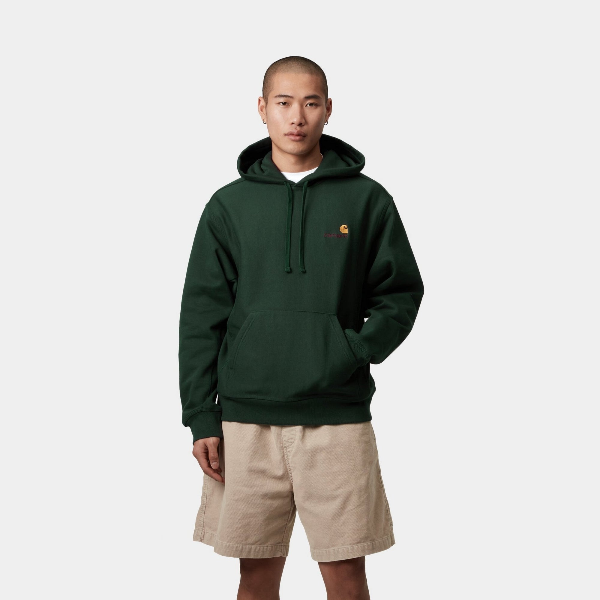 American Flag Hooded Sweatshirt with Script Print - Cozy Pullover for Men & Women | Perfect for Casual Wear, Outdoor Activities & Patriotic Events