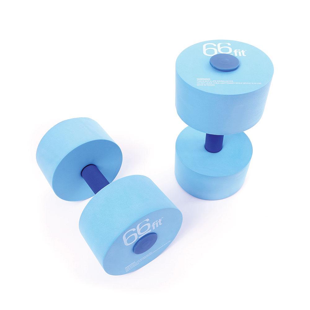 66Fit Aqua Flotation Dumbbells - Water Weights for Pool Workouts, Swimming Resistance Training & Aquatic Fitness Exercises