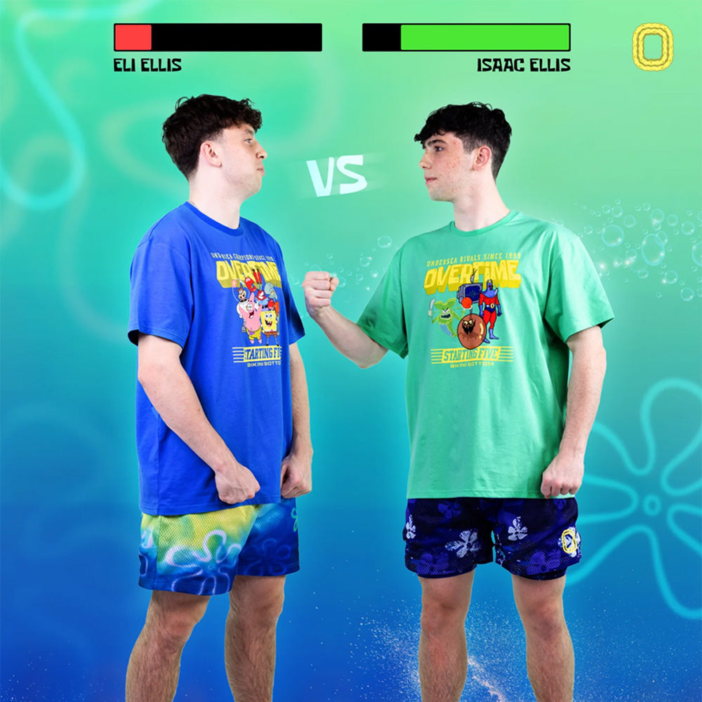 Spongebob Squarepants Graphic T-Shirt for Men & Women - Cartoon Character Champion Tee for Casual Wear & Cosplay
