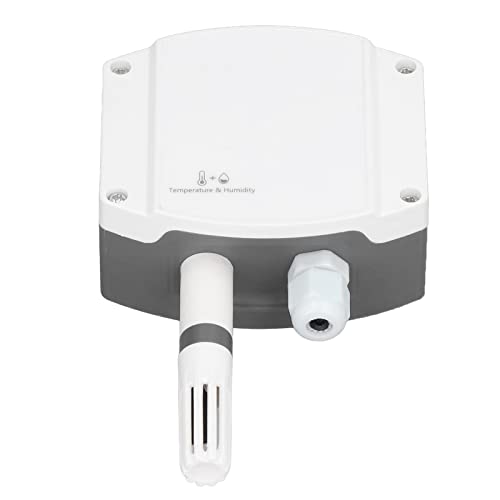 High Accuracy Digital Temperature Humidity Sensor - Wall/Rail Mounted IP65 Transmitter for Industrial, Agricultural, Greenhouse Monitoring | Ideal for HVAC, Warehouse, and Indoor Air Quality Control