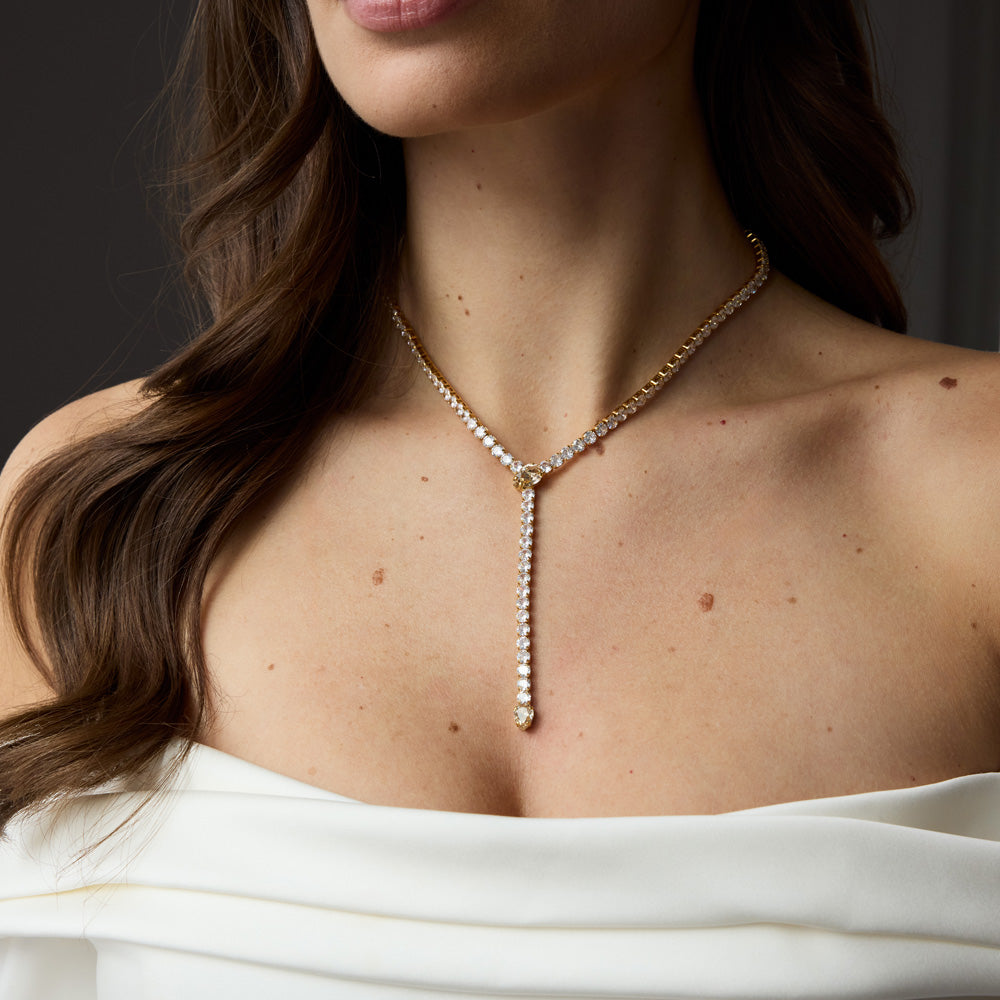Together With You Necklace - Elegant Crystal & Silk Pendant for Women | Perfect Gift for Anniversary, Valentine's Day & Special Occasions