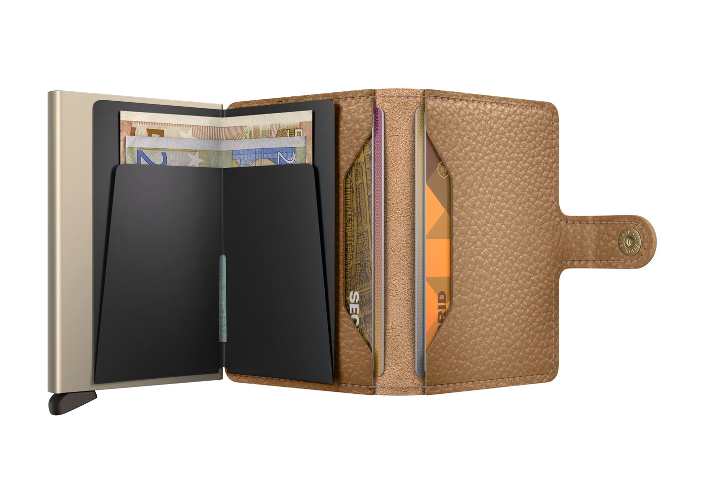 SECRID Miniwallet Pebble - Compact RFID Blocking Wallet for Men & Women | Perfect for Travel, Everyday Use & Minimalist Lifestyle
