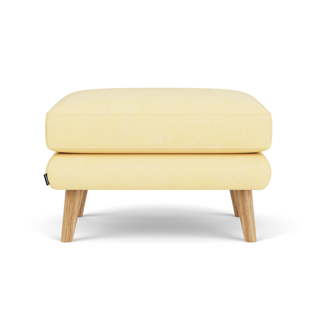 George Fabric Ottoman - Stylish and Comfortable Footrest, Storage Bench for Living Room, Bedroom, or Office - Perfect for Relaxing, Extra Seating & Home Organization