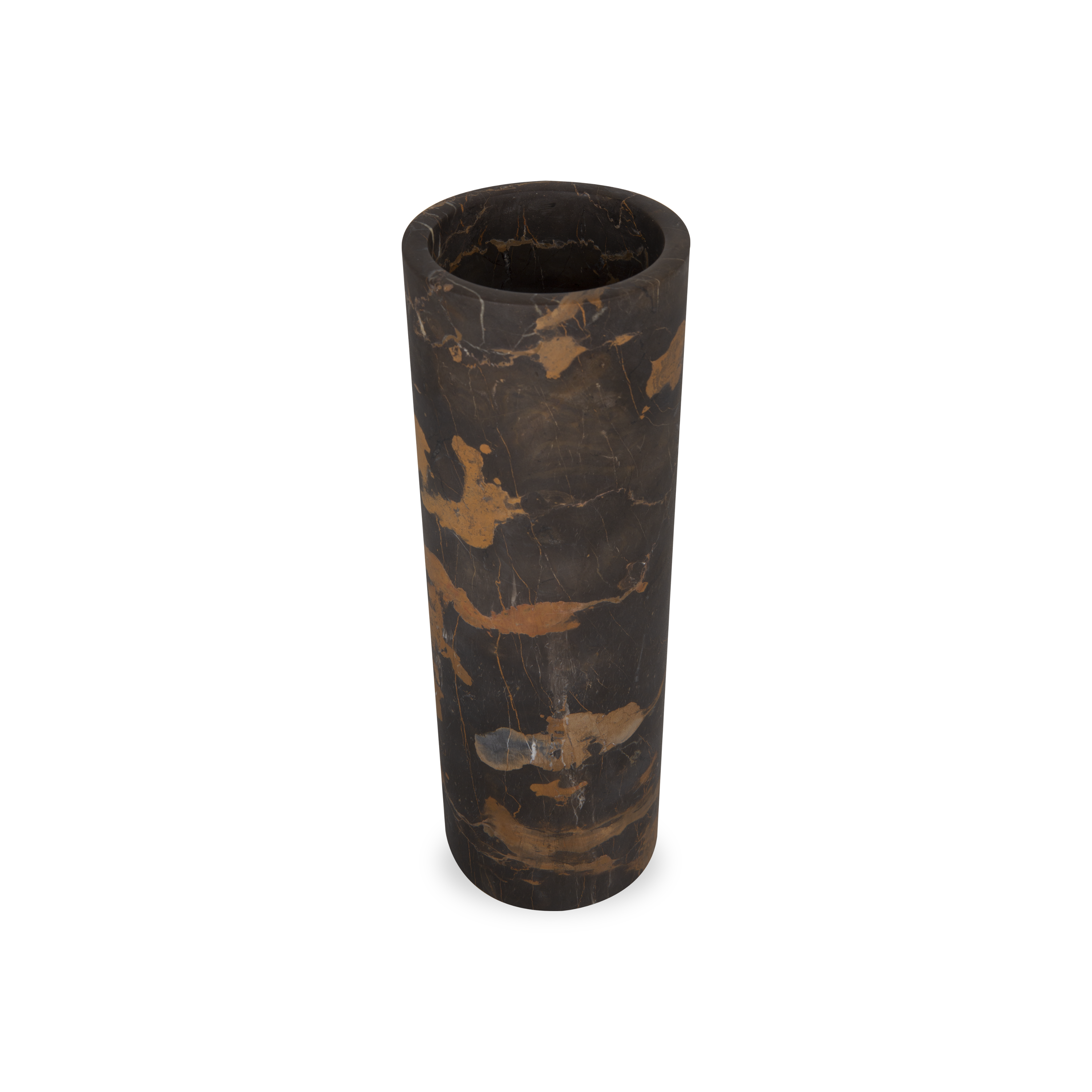 Premium Honed Marble Vase - Elegant Home Decor for Living Room, Dining Table & Wedding Centerpieces - Natural Stone Flower Holder for Modern & Classic Interiors