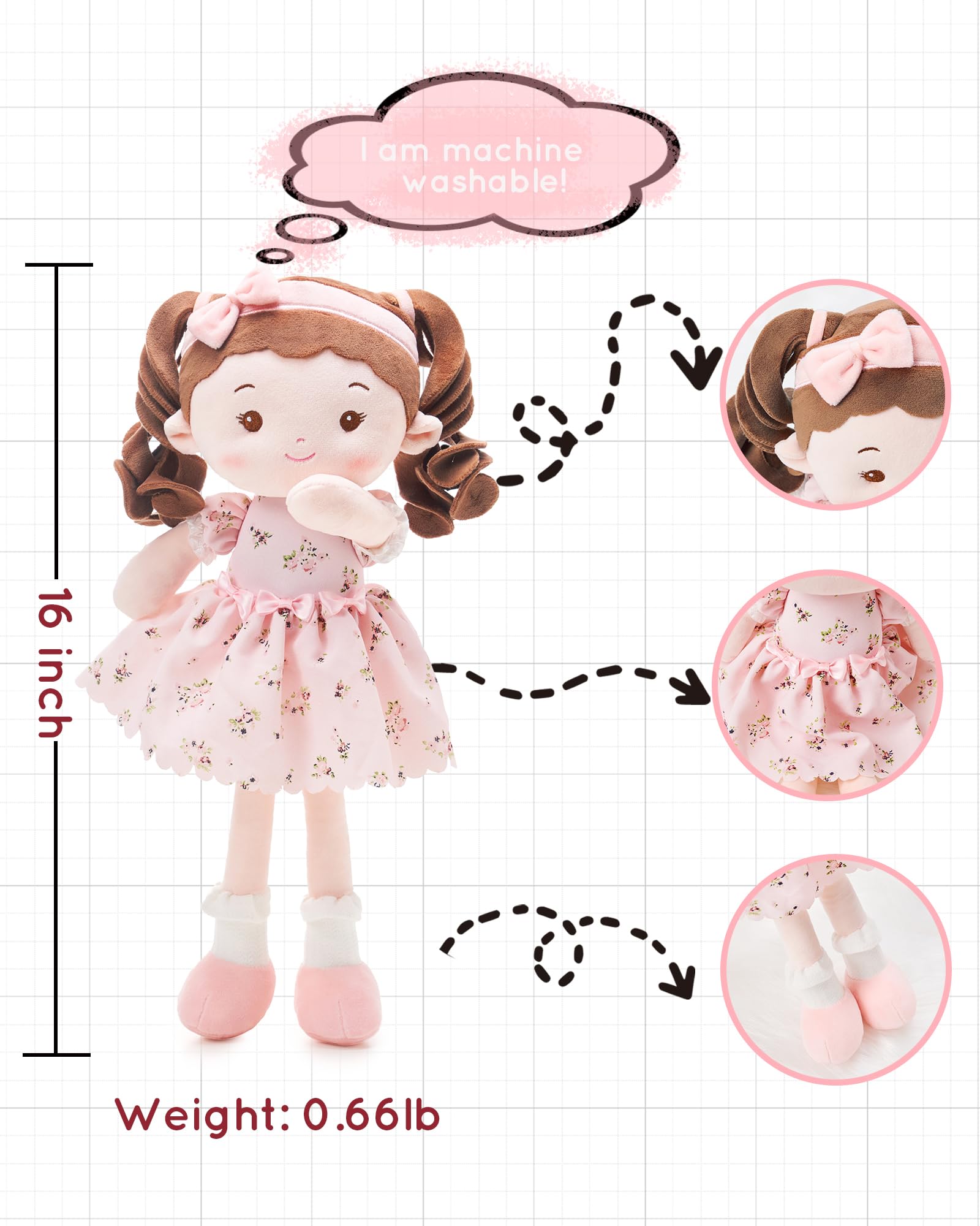 Soft Baby Doll Toy (16