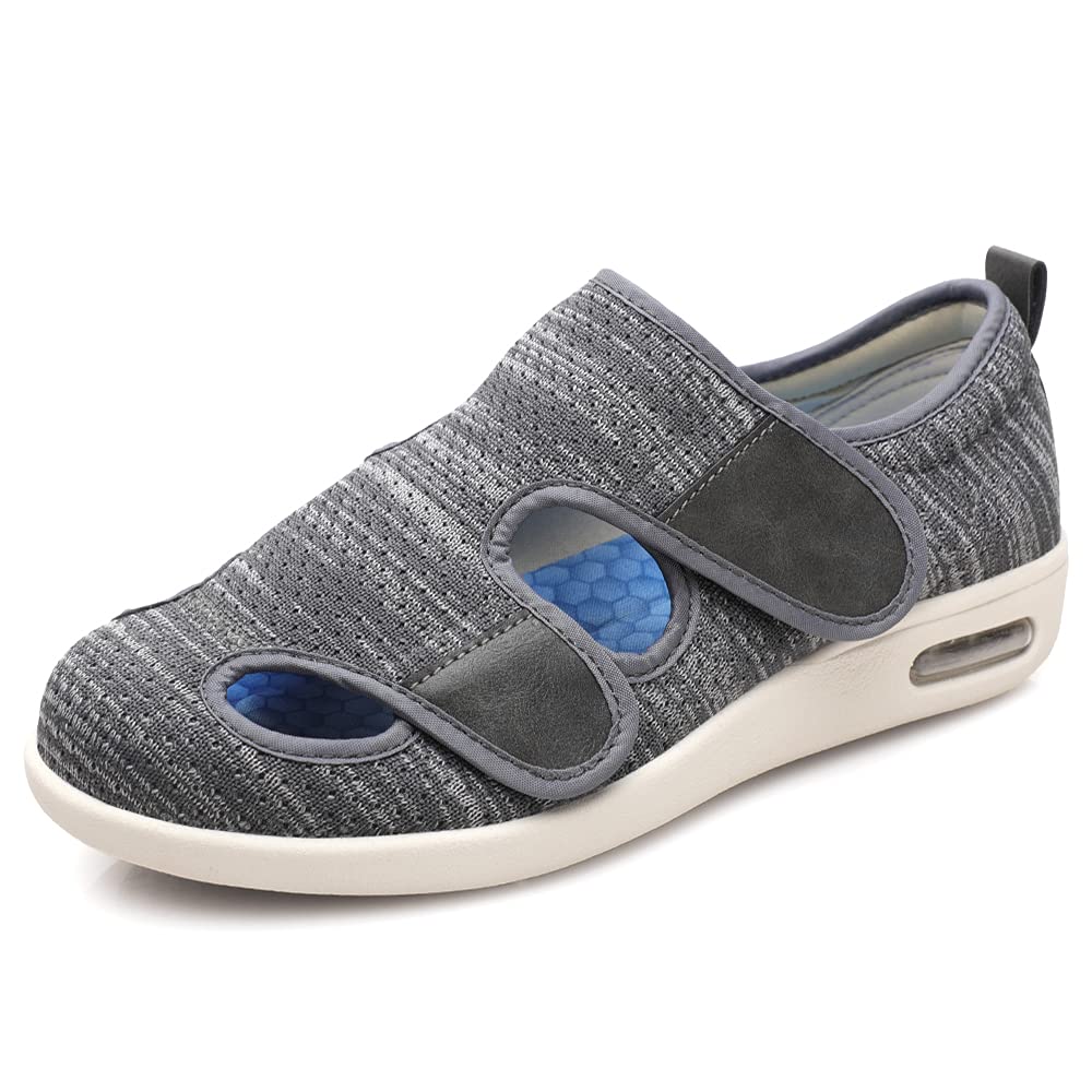 **JBTNBX Women's Diabetic Walking Shoes – Extra Wide Width Adjustable Sneakers for Swollen Feet & Edema Relief – Comfortable Footwear for Elderly & Diabetics – Ideal for Daily Walking, Nursing & Mobility Support**