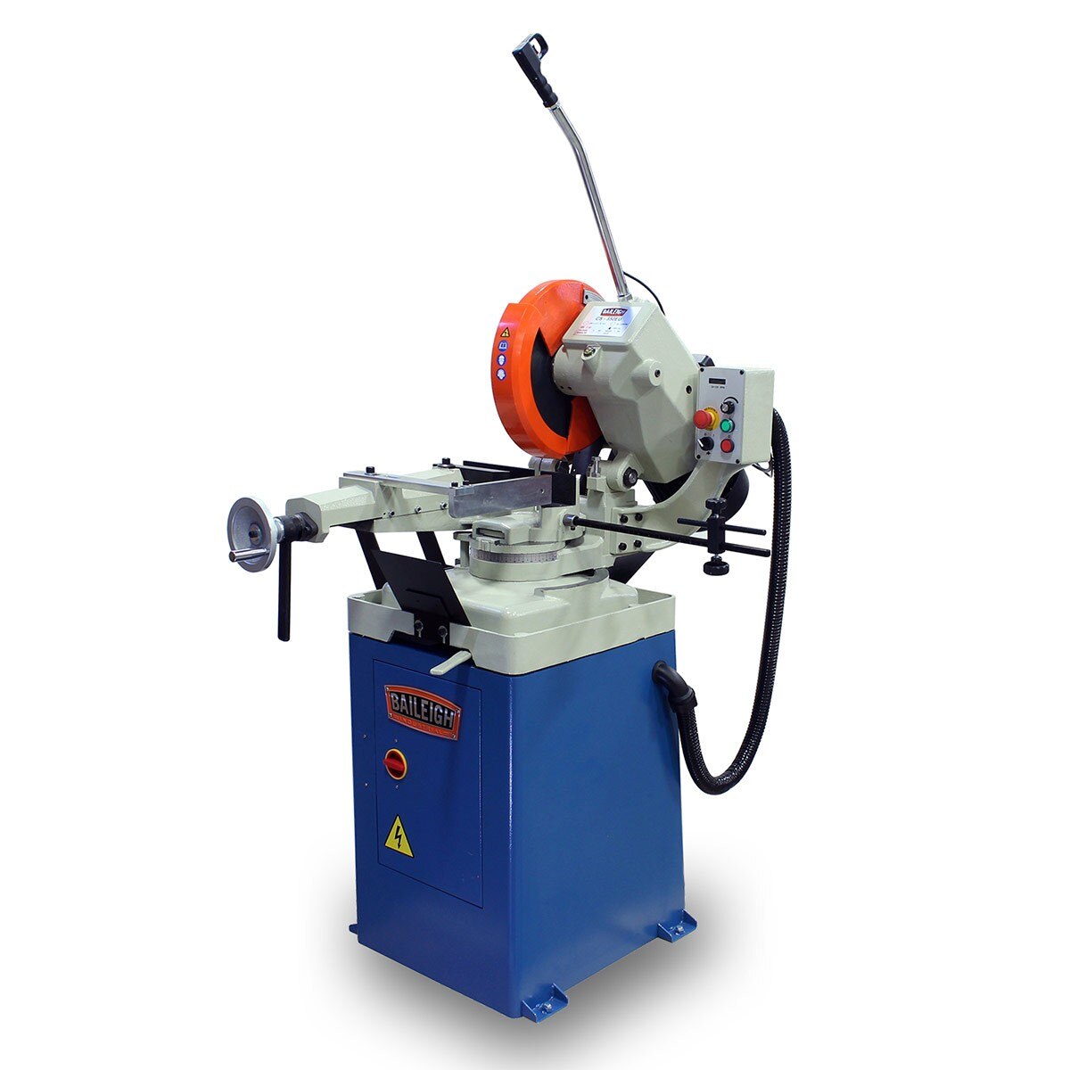 Baileigh Industrial BA9 1002535 Variable Speed Circular Cold Saw CS 350EU - Metal Cutting Machine for Steel, Aluminum & Pipe Fabrication - Perfect for Workshops & Industrial Use
