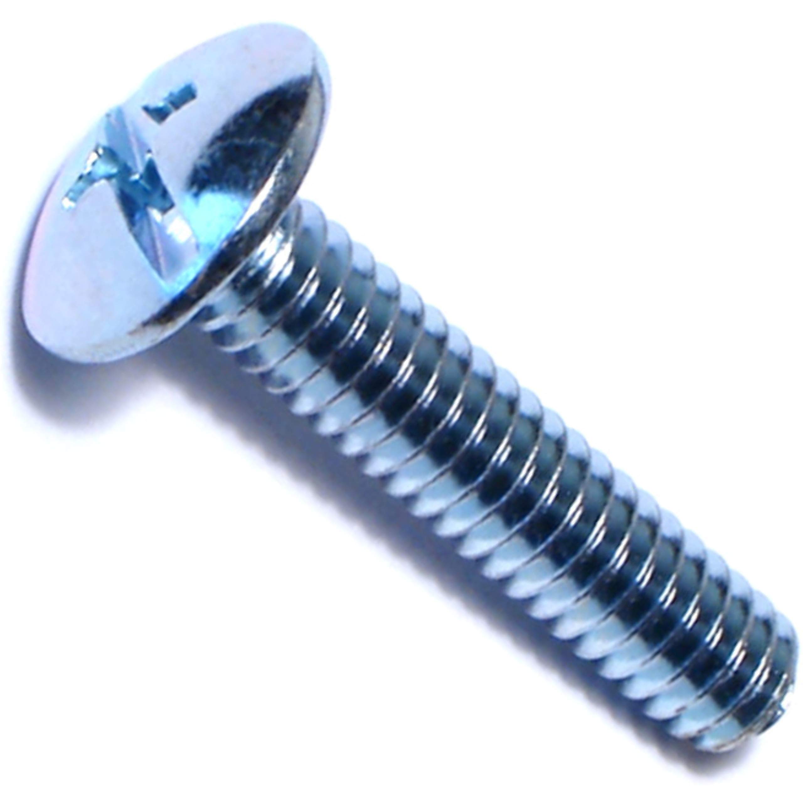 100-Pack 1/4-20 x 1-1/4 Inch Zinc Plated Machine Screws Combo Truss Head - Perfect for Furniture Assembly, Metal Framing & DIY Projects