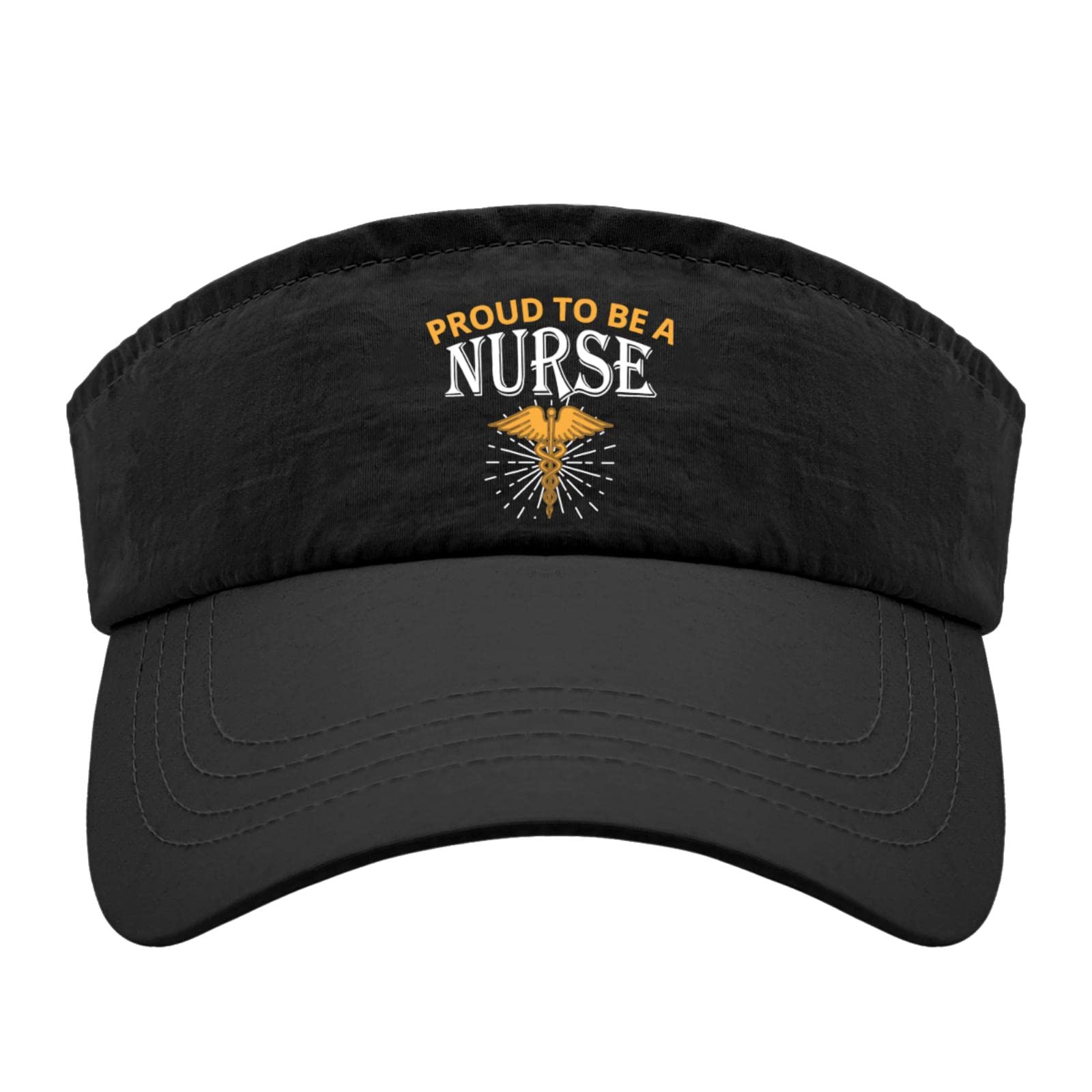 Proud Nurse Visor Hat for Men - Reversible Golf & Sports Cap for Outdoor Activities