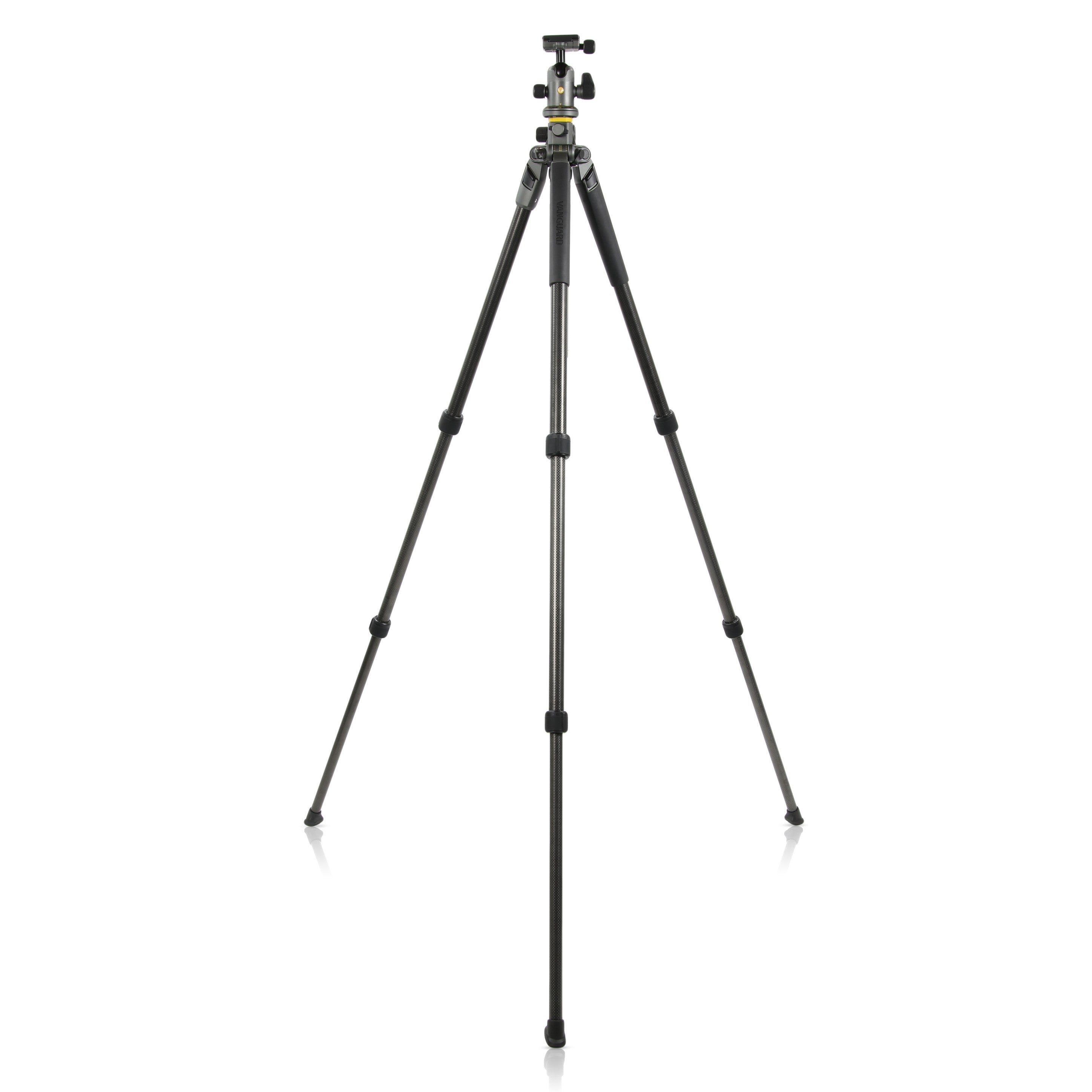 Alta Pro 2+ 263CB 100 Carbon Fiber Tripod with Multi-Action Ball Head - Professional Camera Tripod for Overhead Shooting, Vlogging, and Outdoor Photography