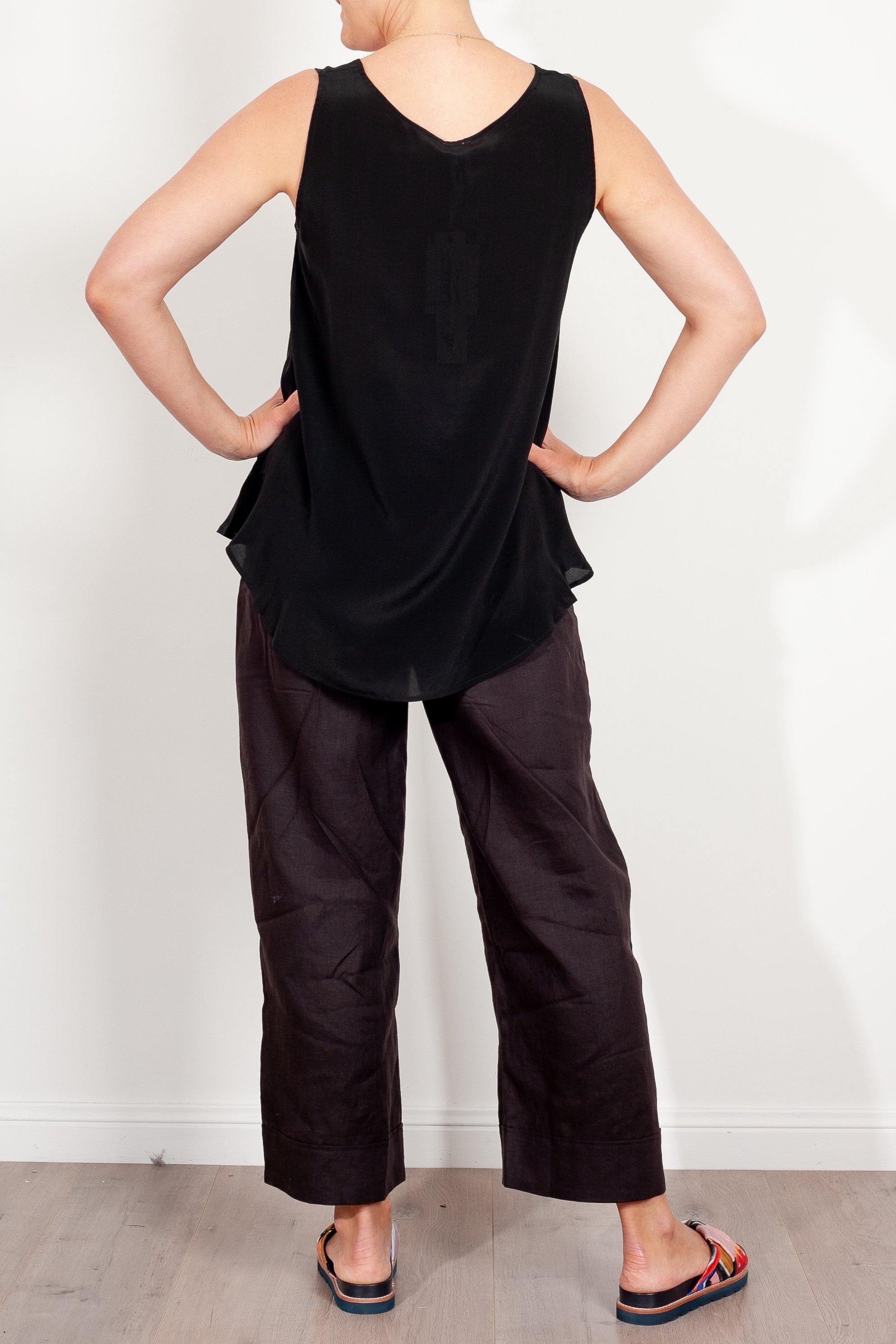 M.A. Dainty Gillie Silk Tank Top - Women's Elegant Sleeveless Blouse for Summer, Party & Office Wear - Perfect for Casual Outings, Date Nights and Professional Events