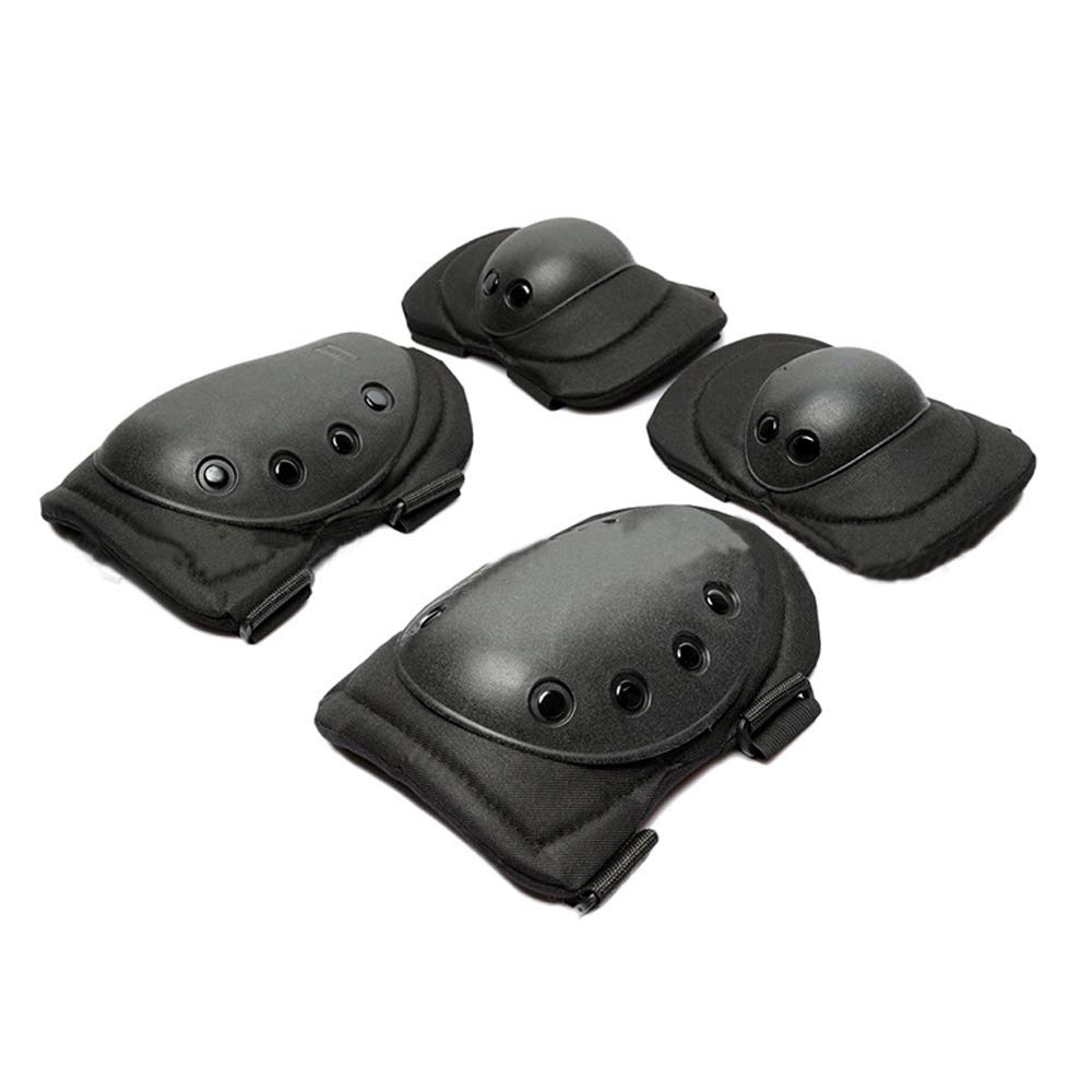 Tactical Knee & Elbow Pads for Work, Construction, Gardening - Heavy Duty EVA Foam with Gel Cushion for Comfort & Support