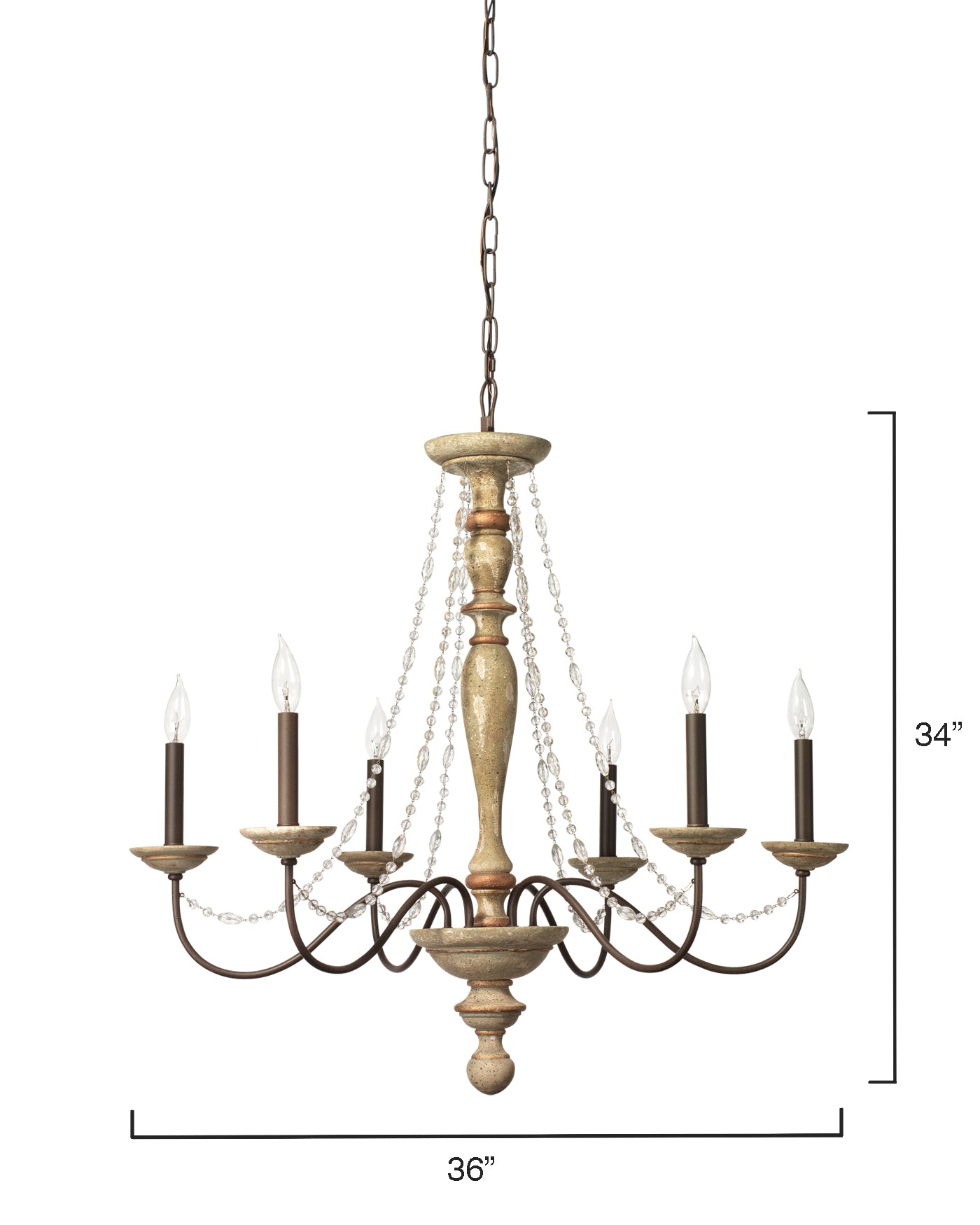 Maybel Chandelier - Elegant Crystal Ceiling Light Fixture for Dining Room, Bedroom & Living Room | Modern Luxury Lighting for Home Decor & Wedding Events