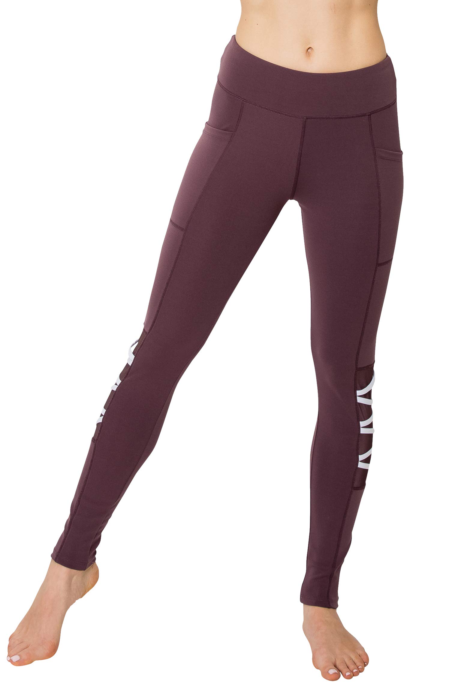 ALWAYS High Waisted Yoga Pants for Women - Breathable Mesh Stretchy Workout Leggings | Gym, Running, Pilates & Lounge Wear