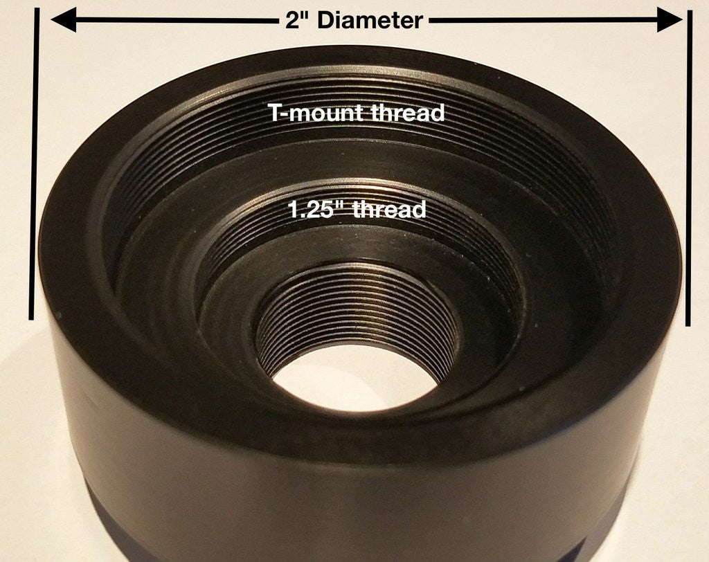 C Mount to T2 Adapter for Camera Lens - Compatible with DSLR, Mirrorless & Telescope Photography - Perfect for Astrophotography & Macro Shots