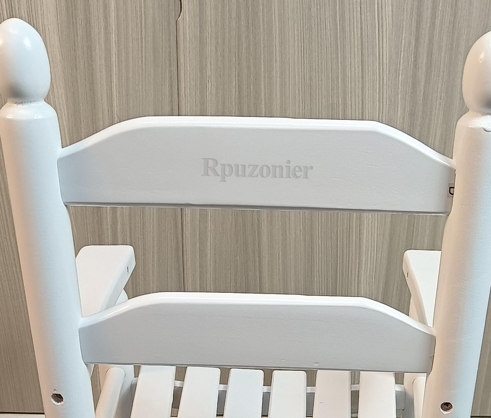 Kids Rocking Chair - Classic Wooden Rocker for Toddlers & Children | Durable Hardwood Construction | Perfect for Bedroom, Nursery & Playroom (White)