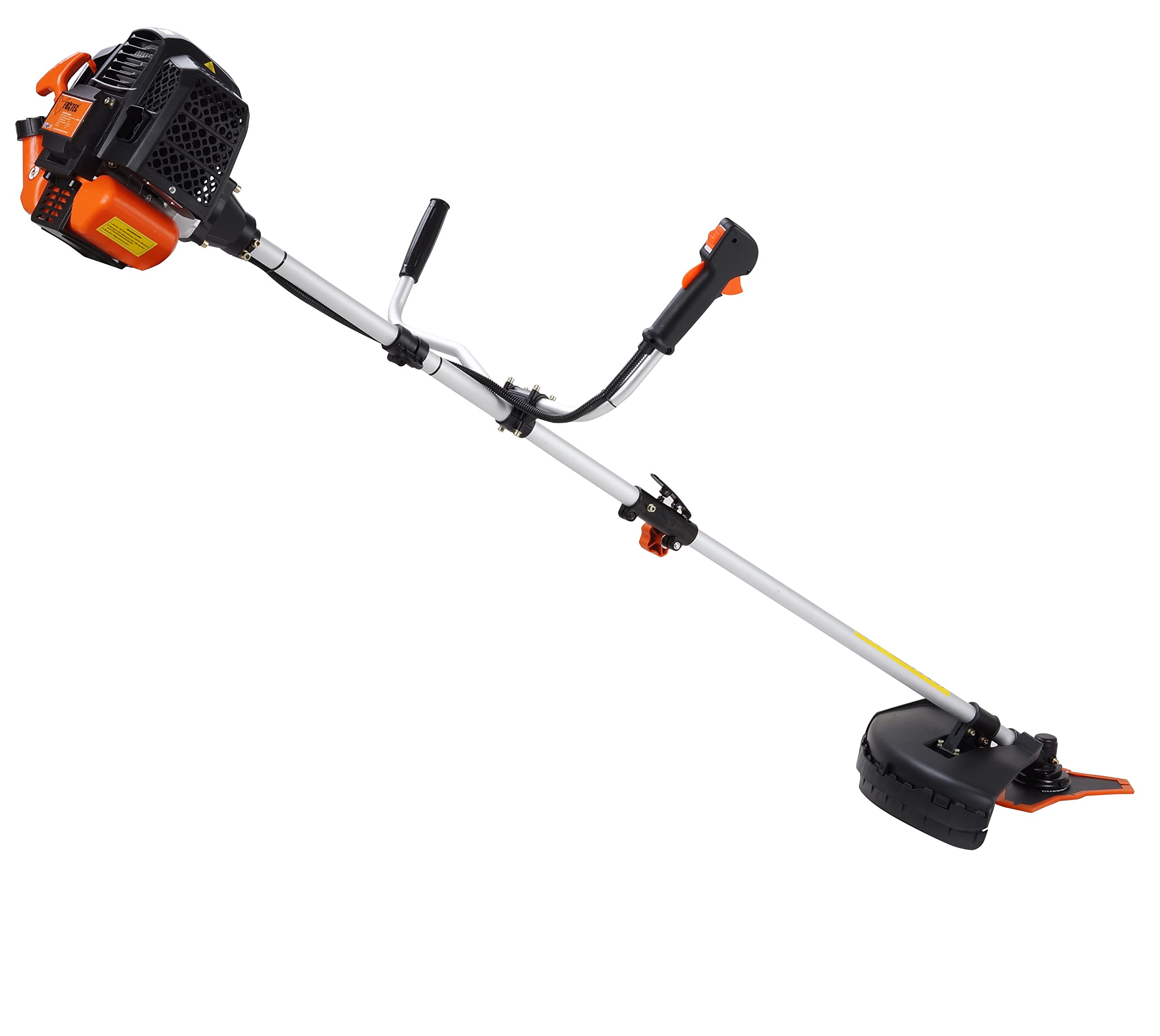 FUXTEC FX-MS152 52cc 2-in-1 Gas Grass Trimmer & Brush Cutter with 3HP 2-Stroke Engine, Professional Shoulder Strap & Easy Start System - Ideal for Lawn Care, Yard Maintenance and Professional Landscaping