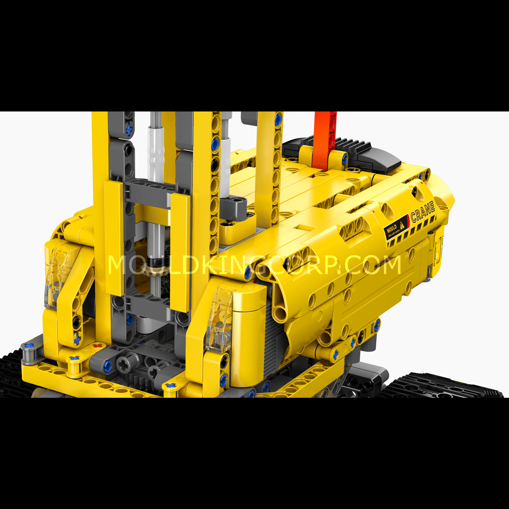 Mould King 17059 Crawler Tower Crane Building Set - 1,731 Piece Construction Toy for Adults & Kids | STEM Educational Building Blocks | Perfect for Engineering Enthusiasts & Creative Play