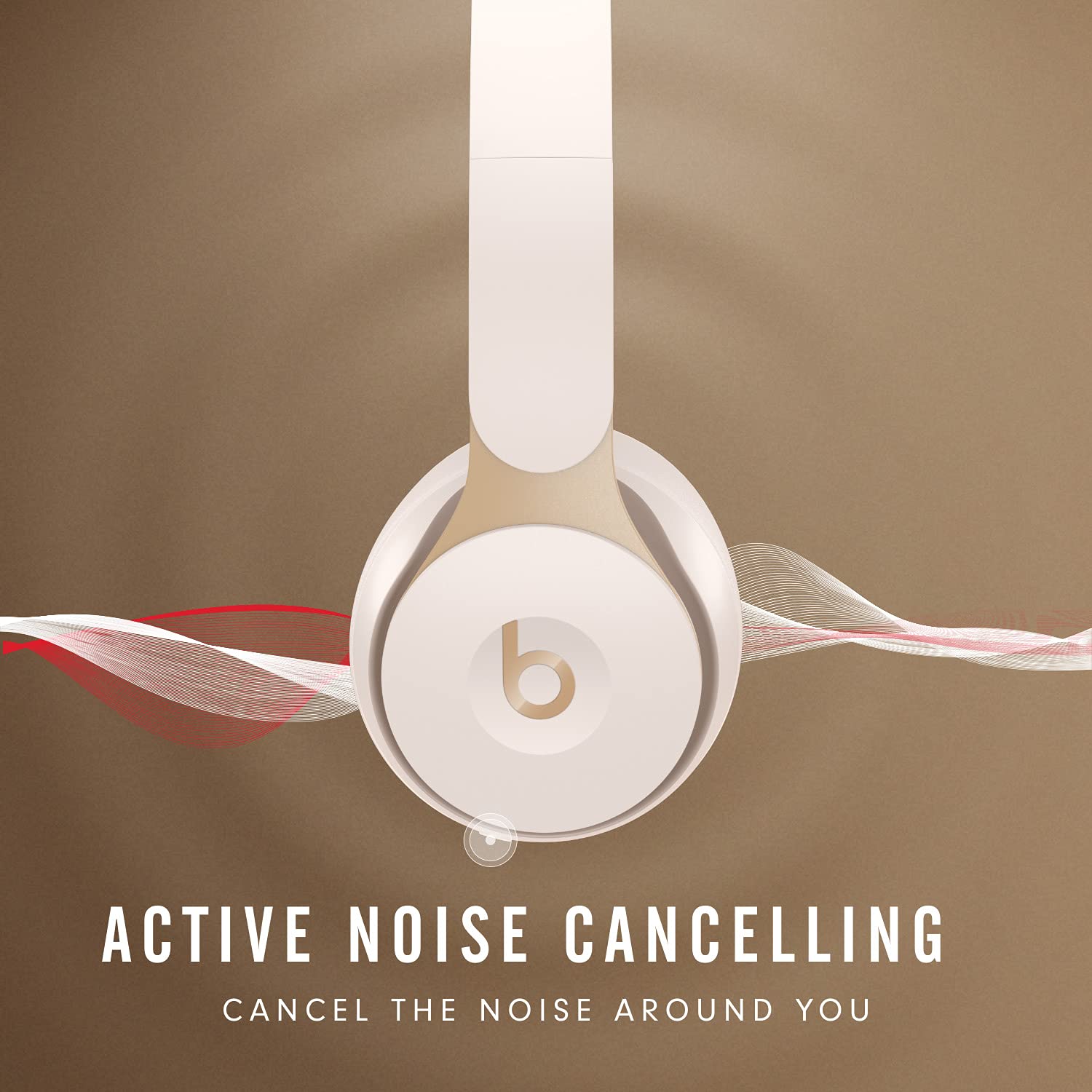 Beats Solo Pro Wireless Noise Cancelling On-Ear Headphones with Apple H1 Chip | Bluetooth 5.0 | 22-Hour Battery Life | Built-in Mic | Ivory - Perfect for Travel, Workouts & Home Office Use
