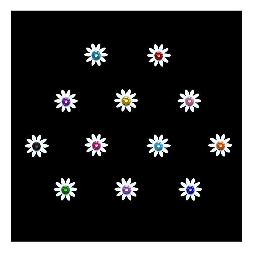Comet Busters Adorable Bindi Stickers for Kids & Girls - 6mm Face Decoration Accessories (BBO041) - Perfect for Birthday Parties, Festivals & Costume Events