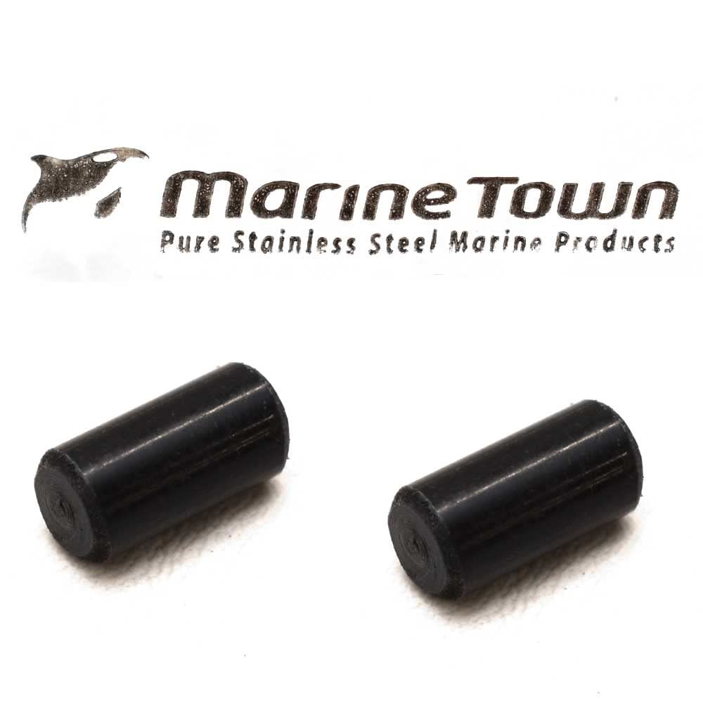 Marine Town Boat Fender Hooks 0508587 - Heavy Duty Surface Mount Round Boat Fender Hooks (Pair) for Dock, Pier, and Yacht Protection | Perfect for Boating, Fishing, and Marine Applications