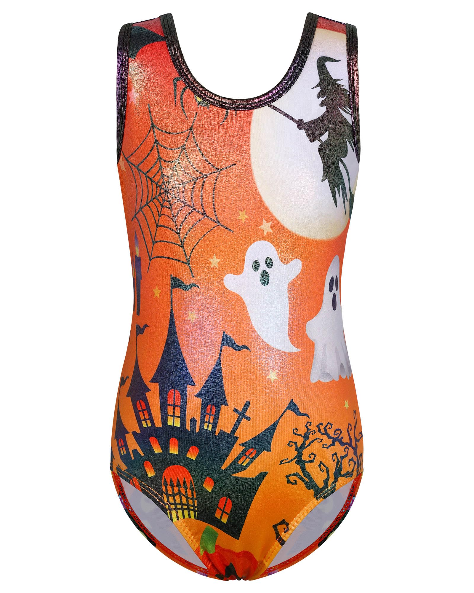 **BAOHULU Girls Gymnastics Leotards with Shiny Jewels – Kids Athletic Dance Outfit for Ballet, Cheerleading & Performance**    *(Perfect for Dance Recitals, Gymnastics Competitions & Stage Performances)*